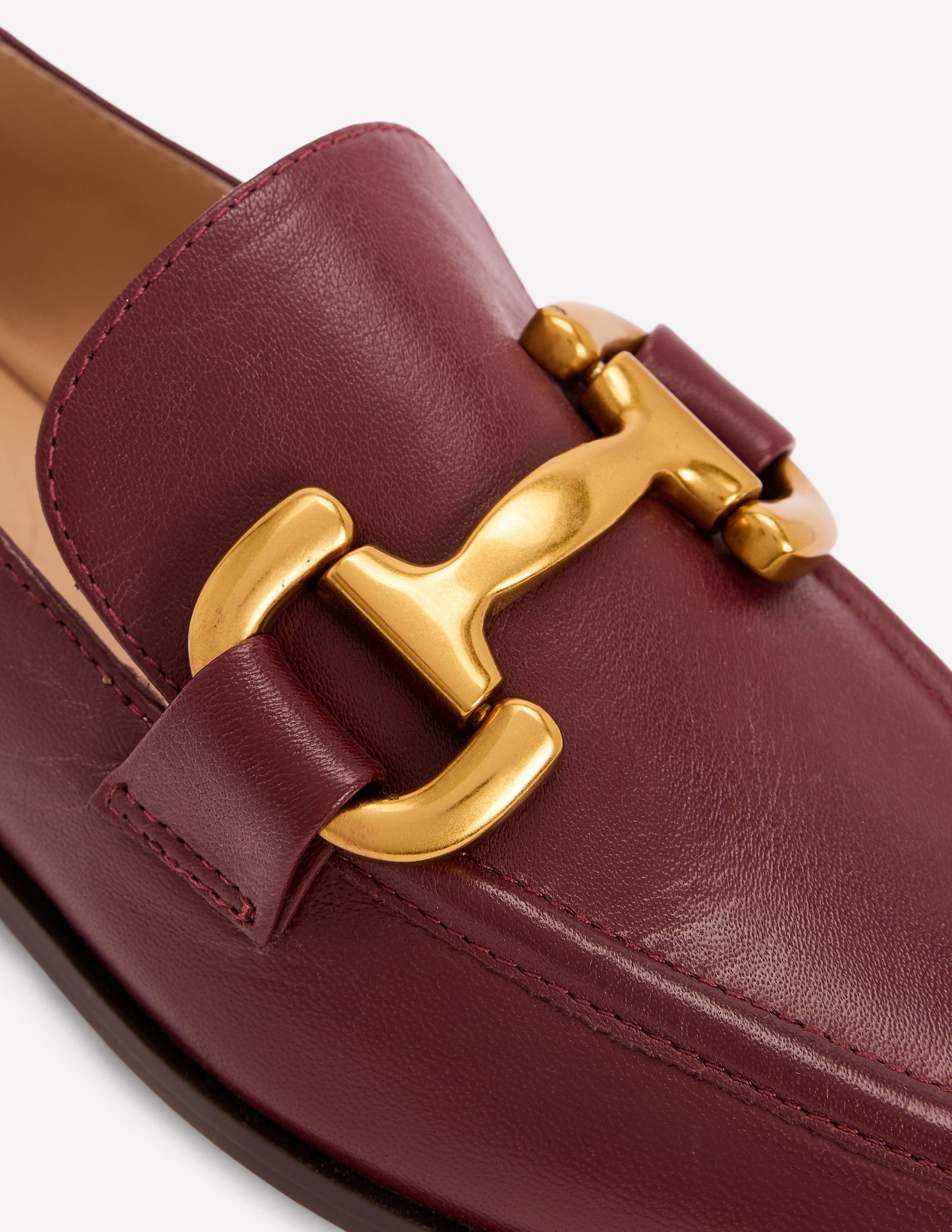 Iris Loafer mit Trensendetail-Oxblood