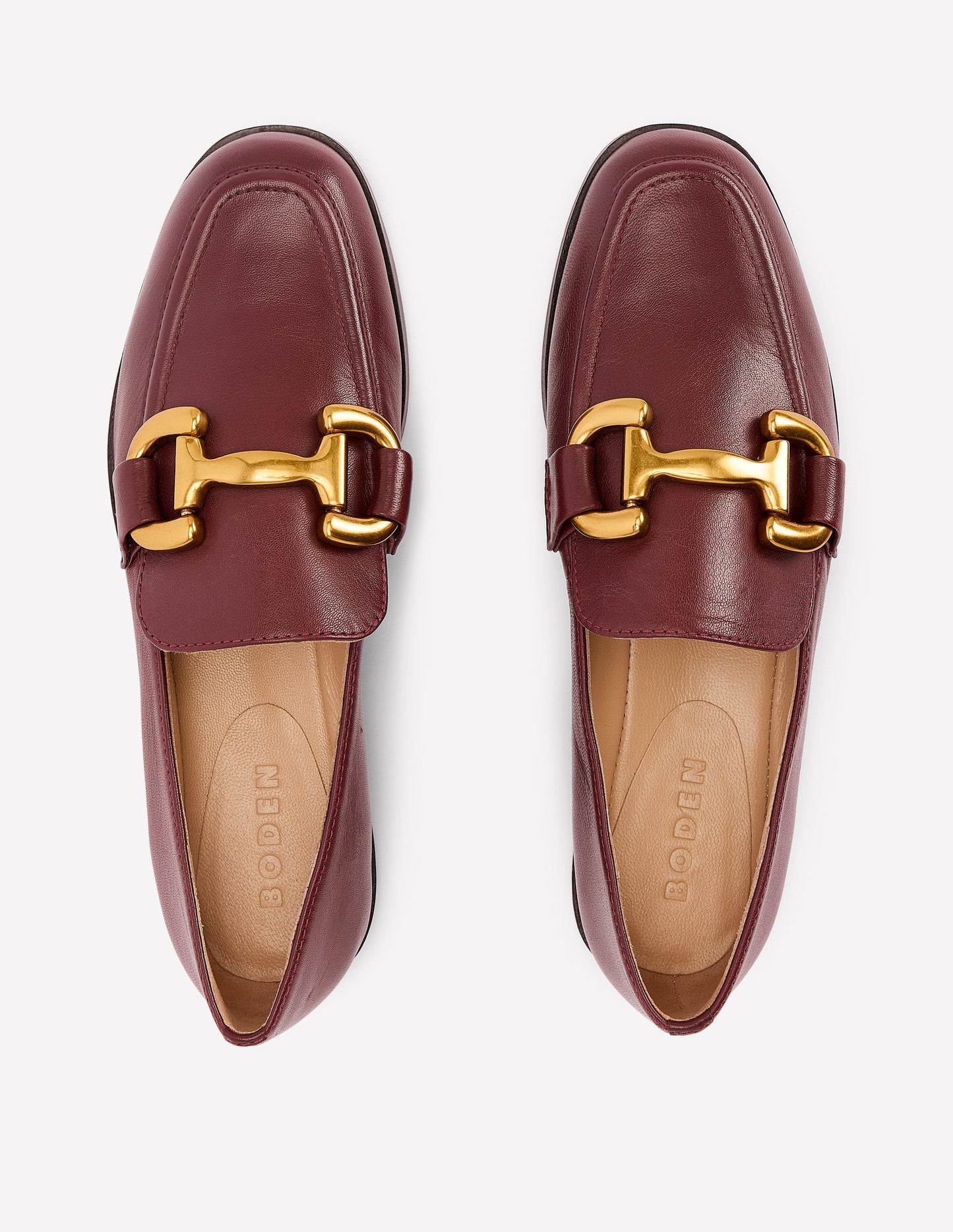 Iris Loafer mit Trensendetail-Oxblood