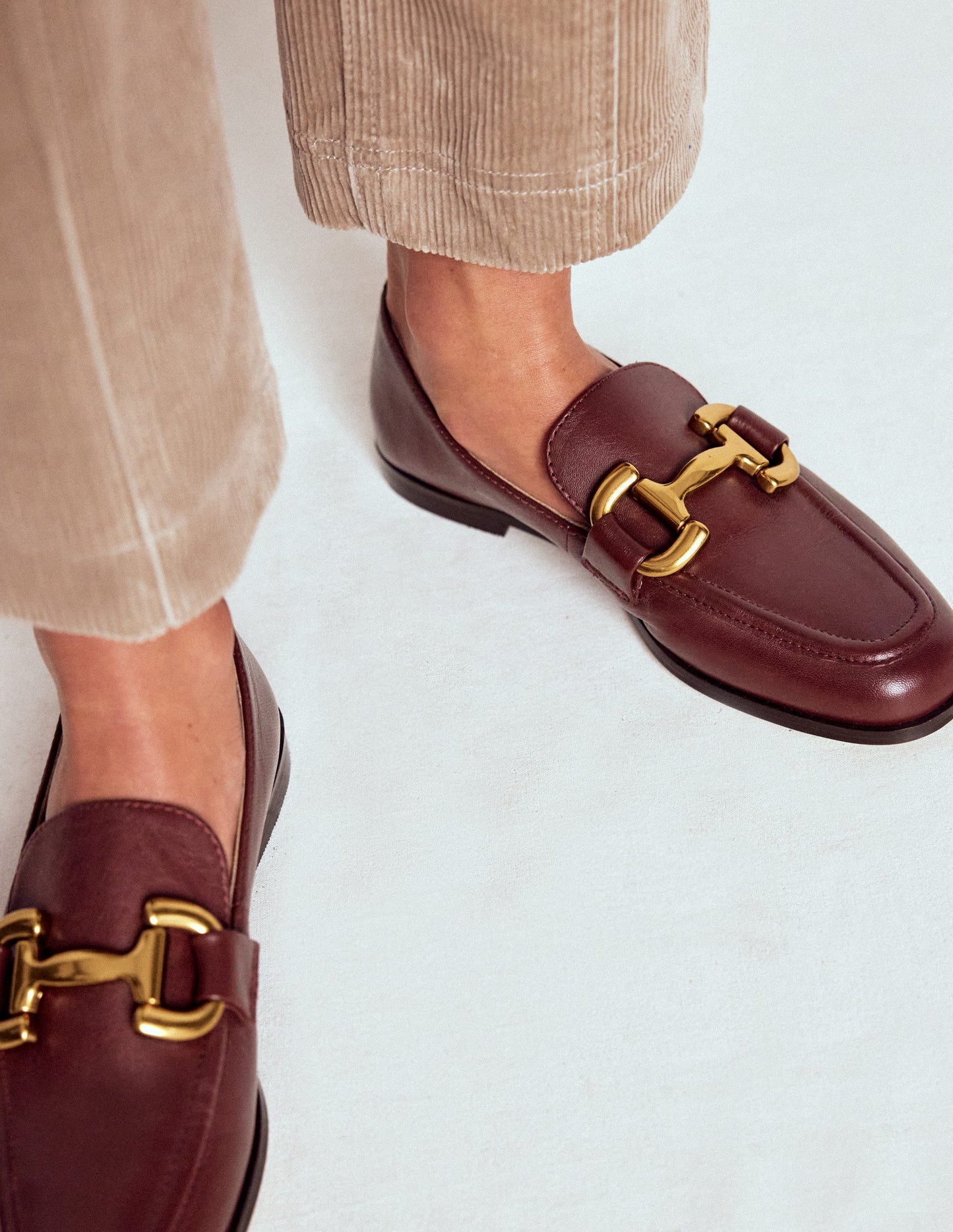 Iris Loafer mit Trensendetail-Oxblood