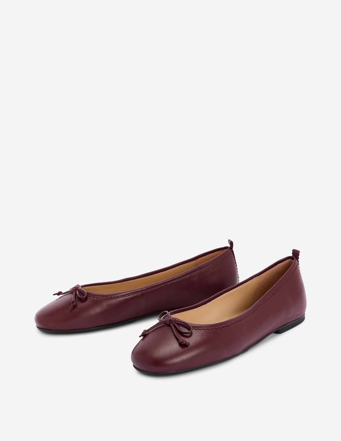 Kitty Ballerinas mit flexibler Sohle-Oxblood