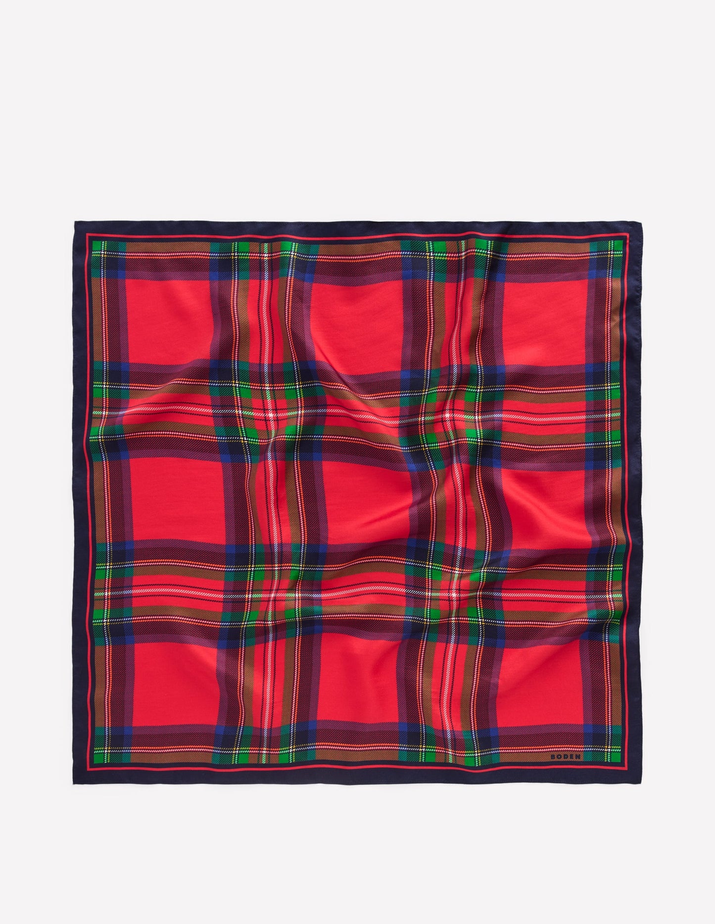 Foulard carré en soie-Motif Decorative Blossom