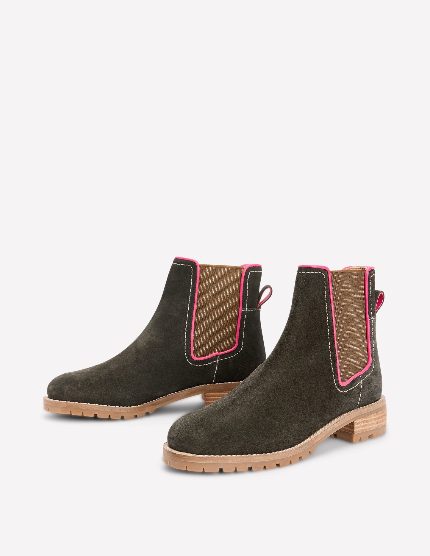 Bottines Chelsea Freya-Mousse foncée