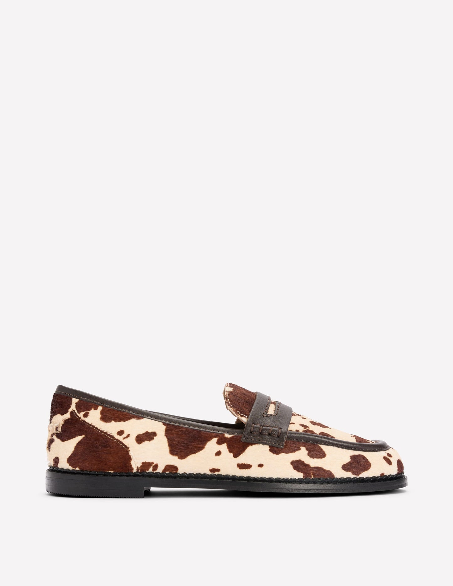 Nya Pennyloafer-Braun/Naturweiß