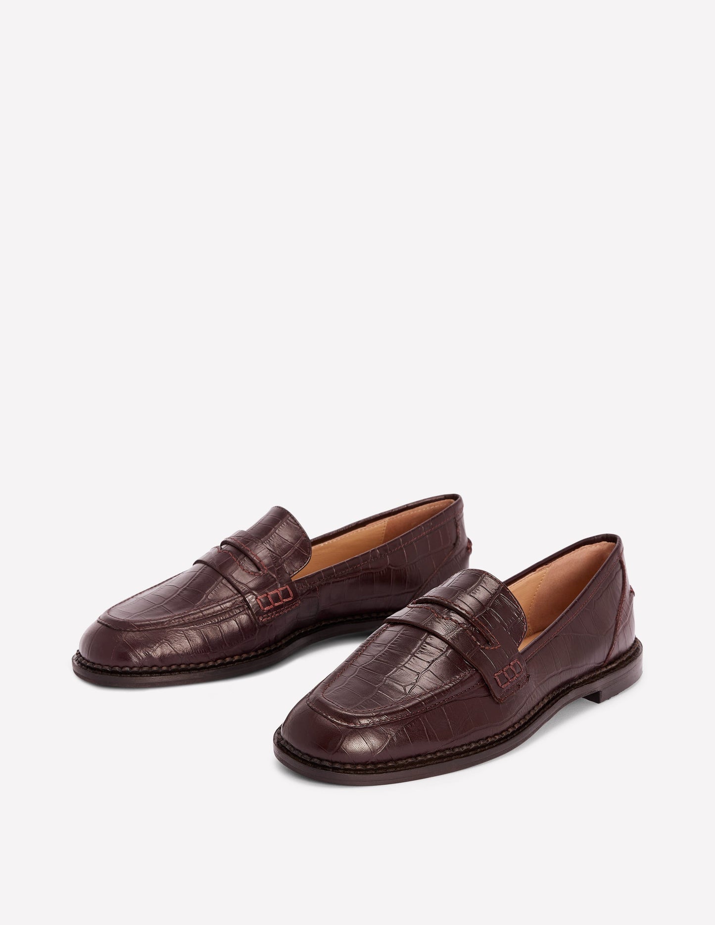 Nya Pennyloafer-Oxblood