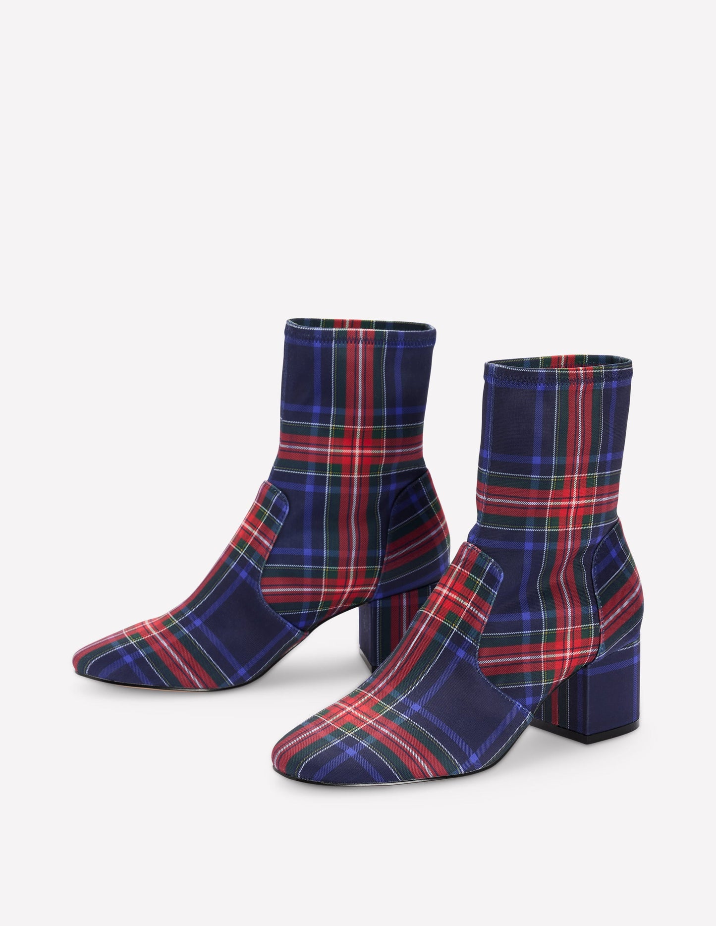Bottines stretch-Carreaux écossais