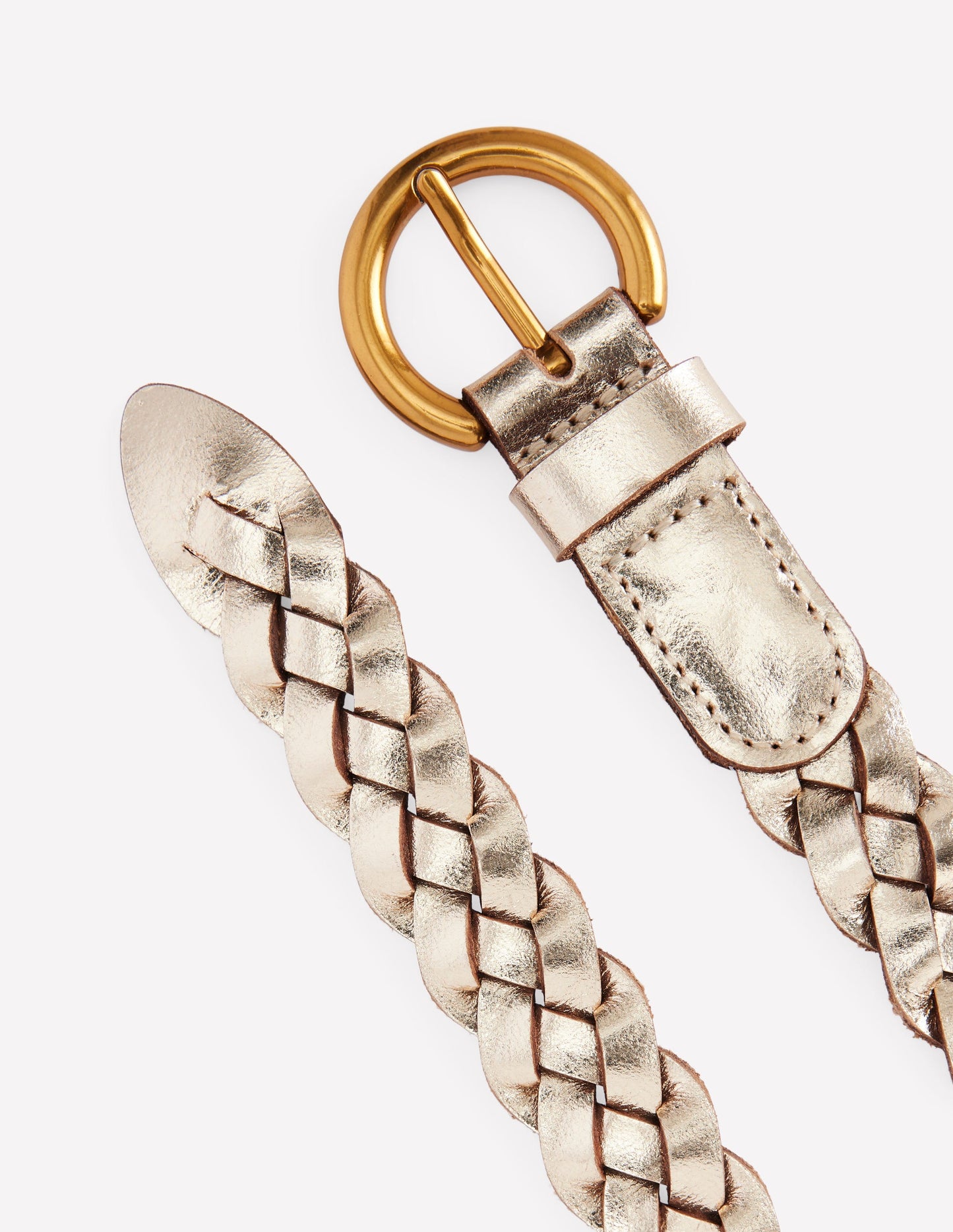 Ceinture fine tressée-Doré