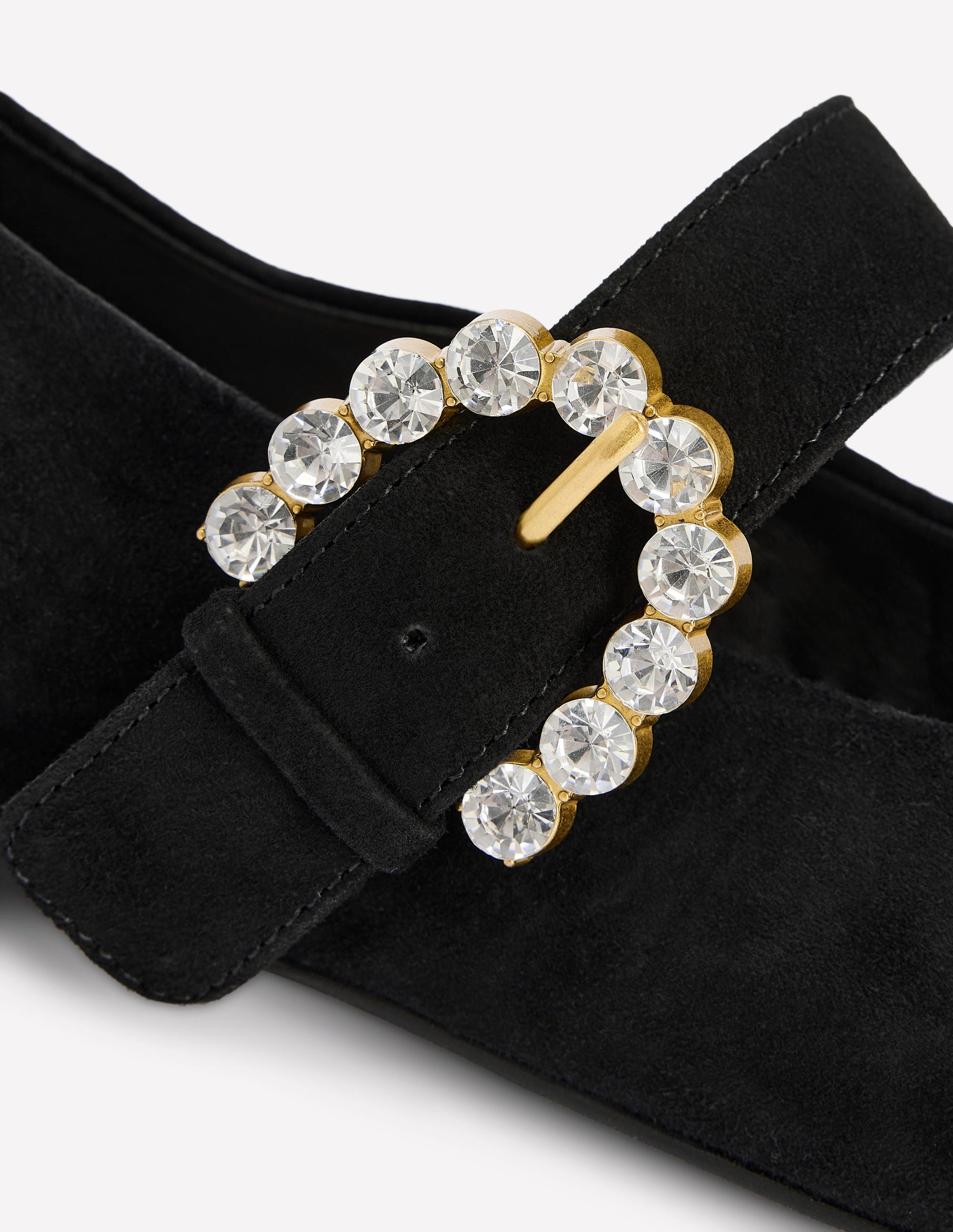 Kylie Flat Buckle Mary Jane-Black-5