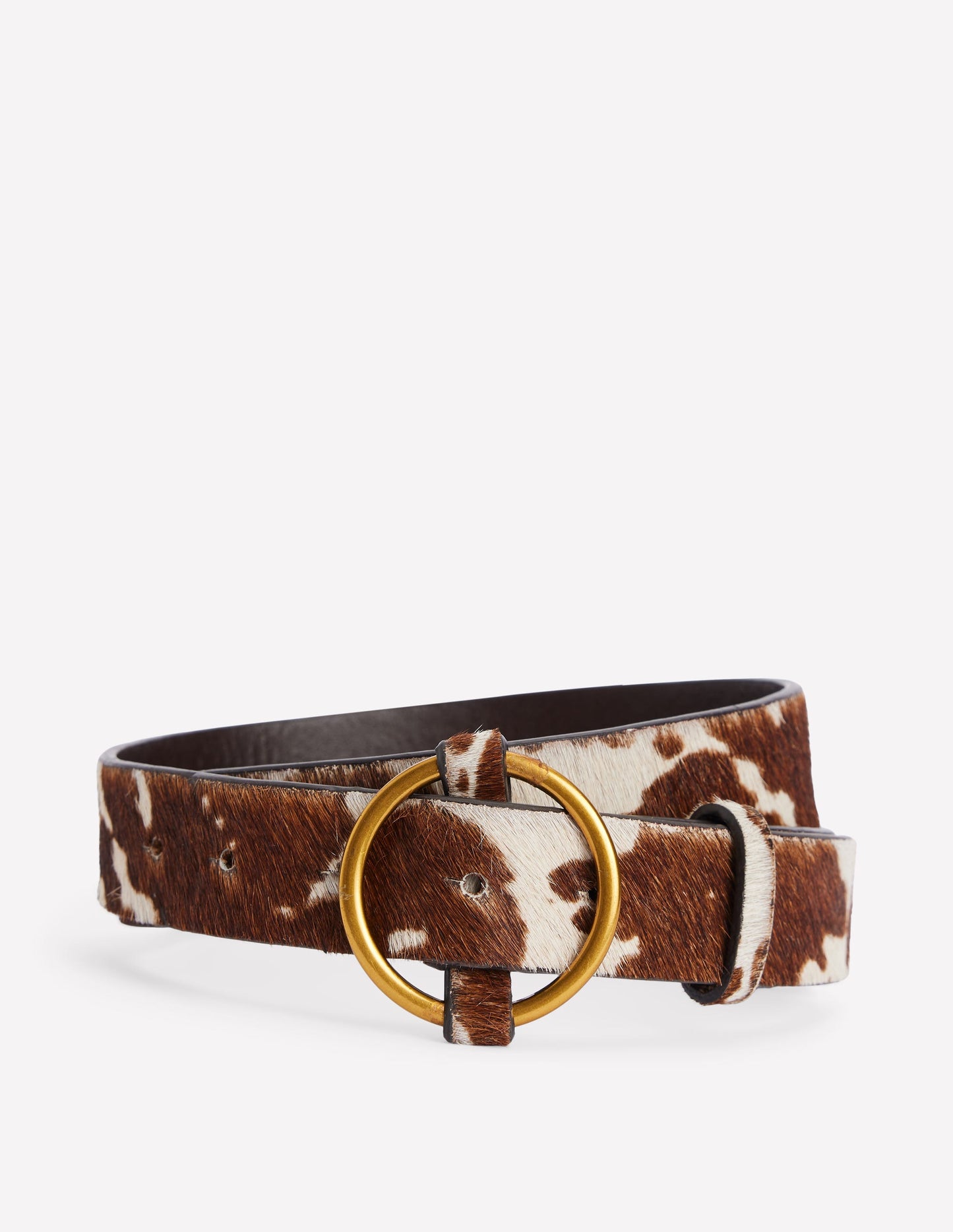 Ceinture classique traditionnelle-Marron/ivoire