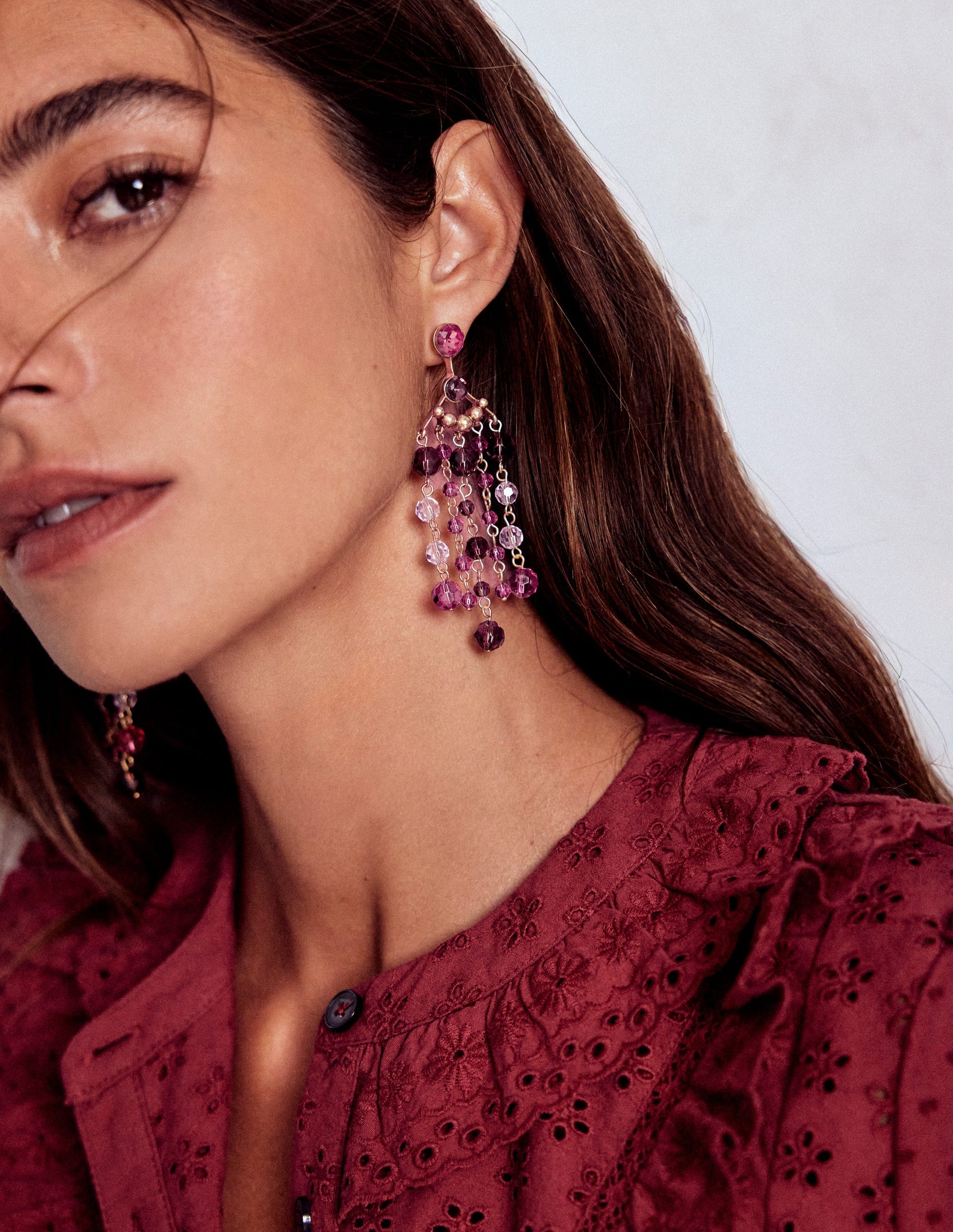 Wasserfall-Hängeohrringe-Multi Lace-2