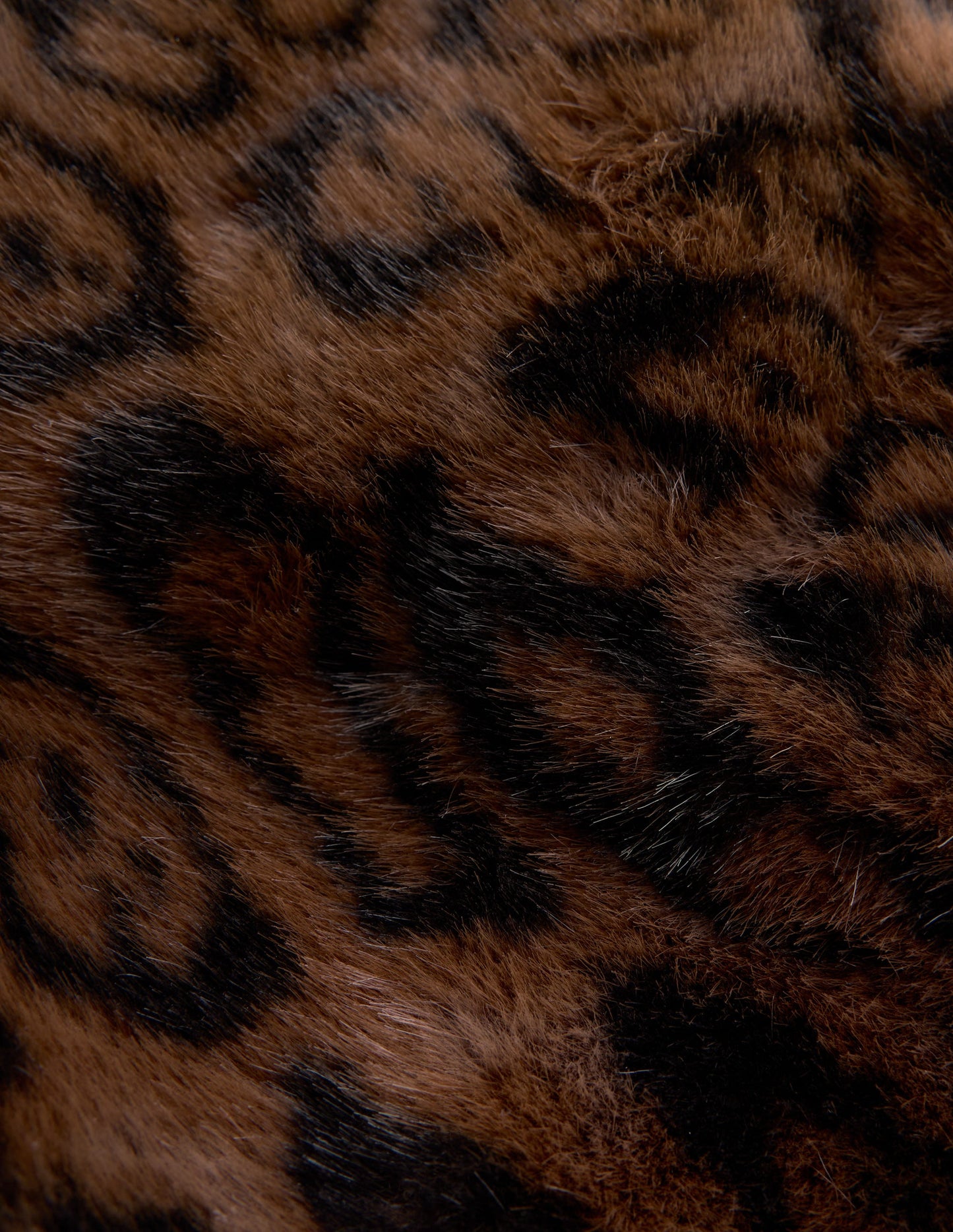 Kunstfellschal-Mohair, Leopardenmuster