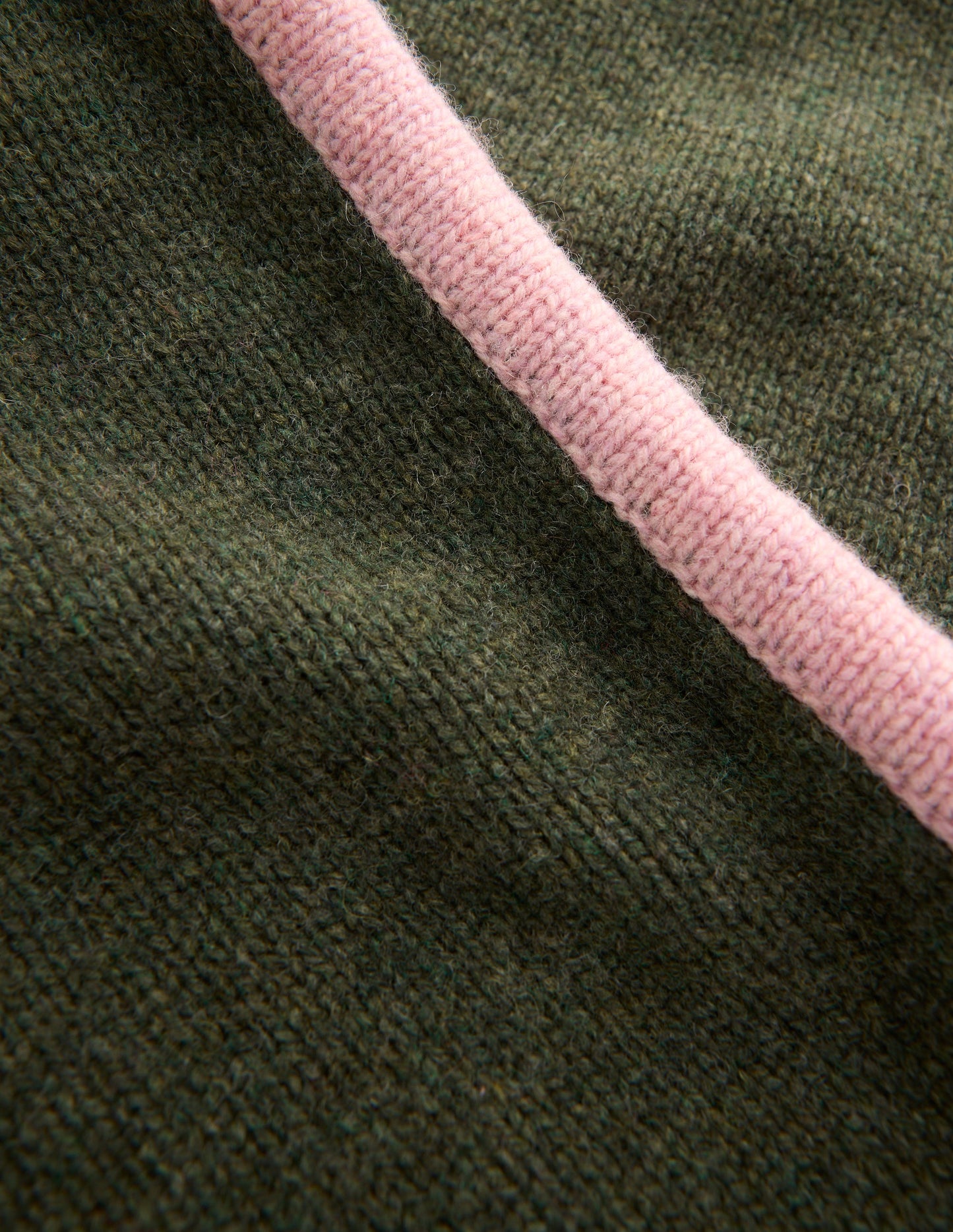 Cagoule en maille-Vert olive profond