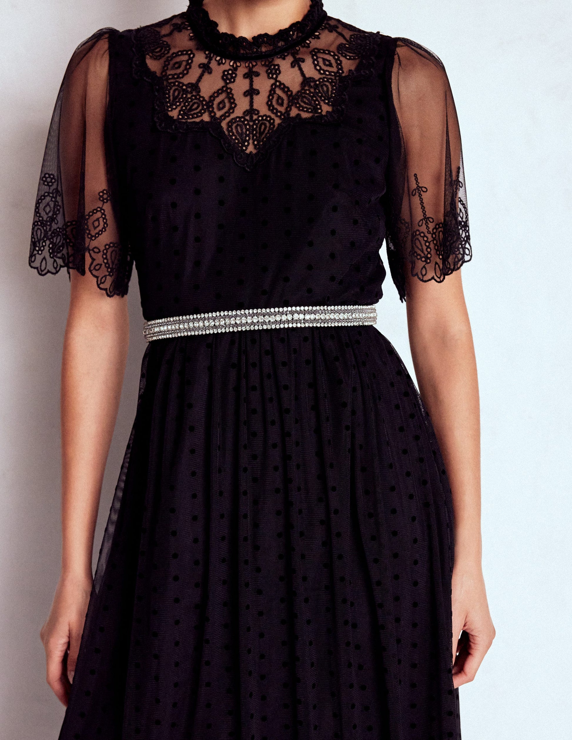 Verzierter Gürtel-Transparent Juwel-2