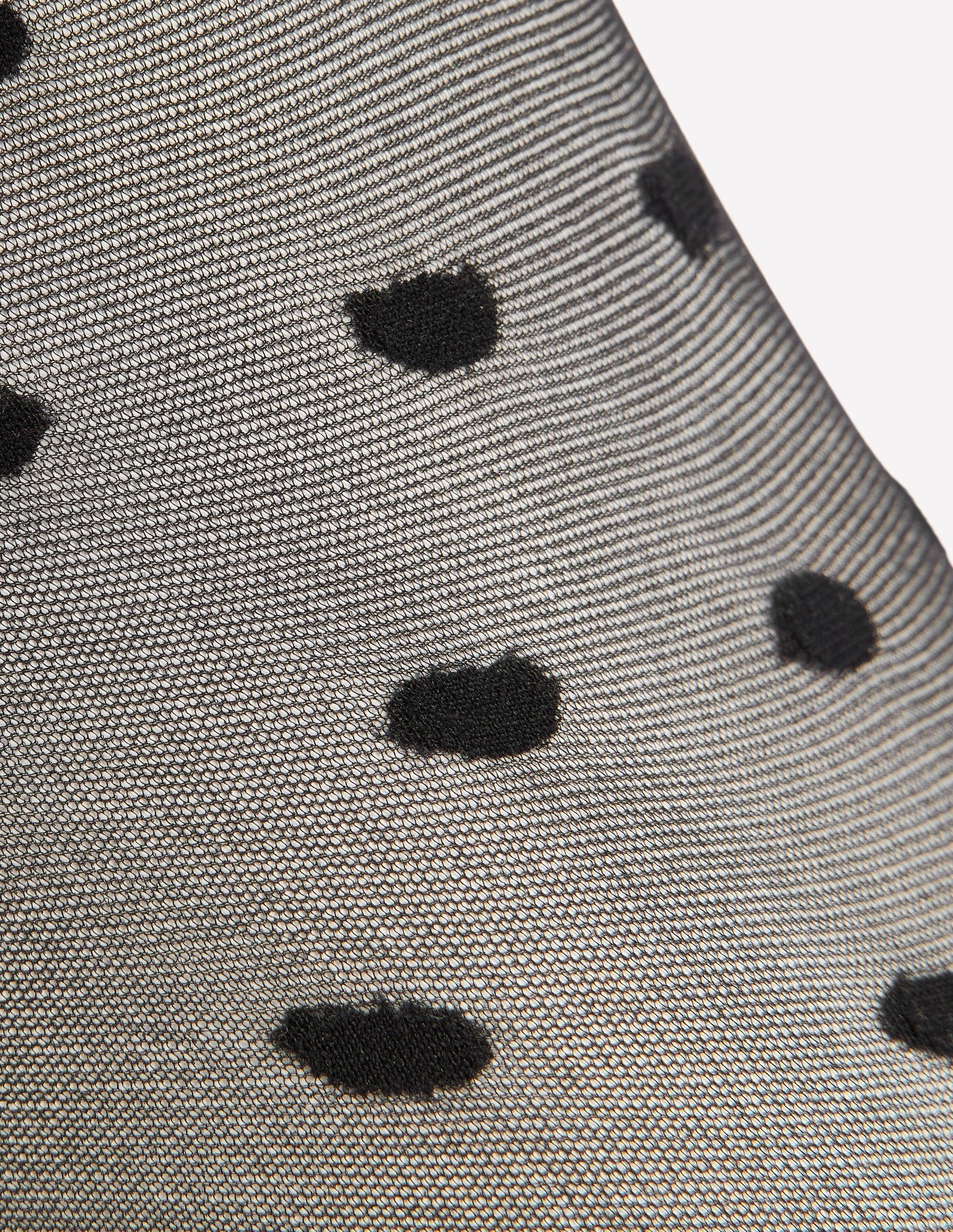 Gepunktete Strumpfhose-Schwarz