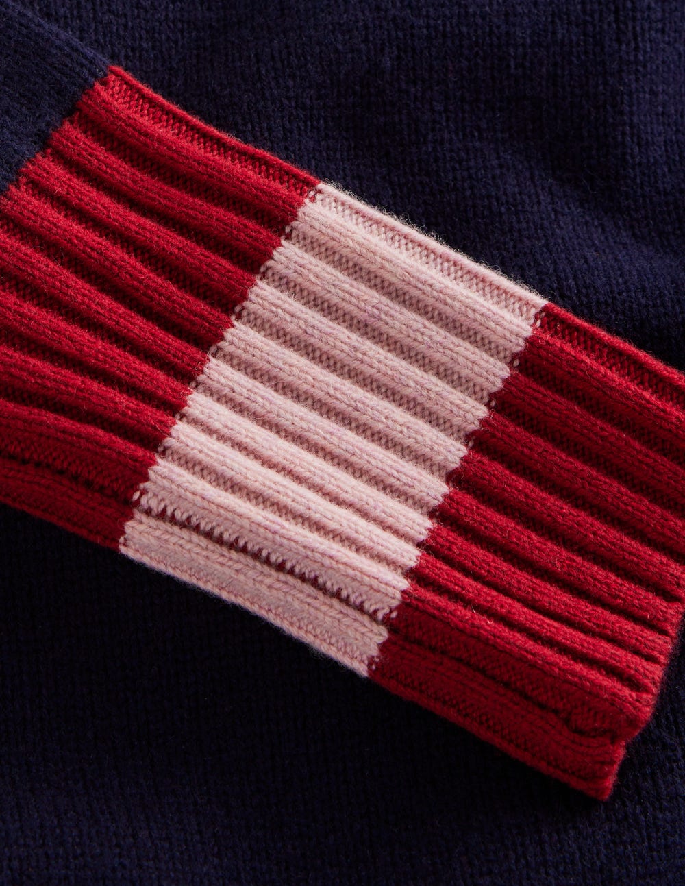 Polly Strickkleid aus Merinowolle-Marineblau-7