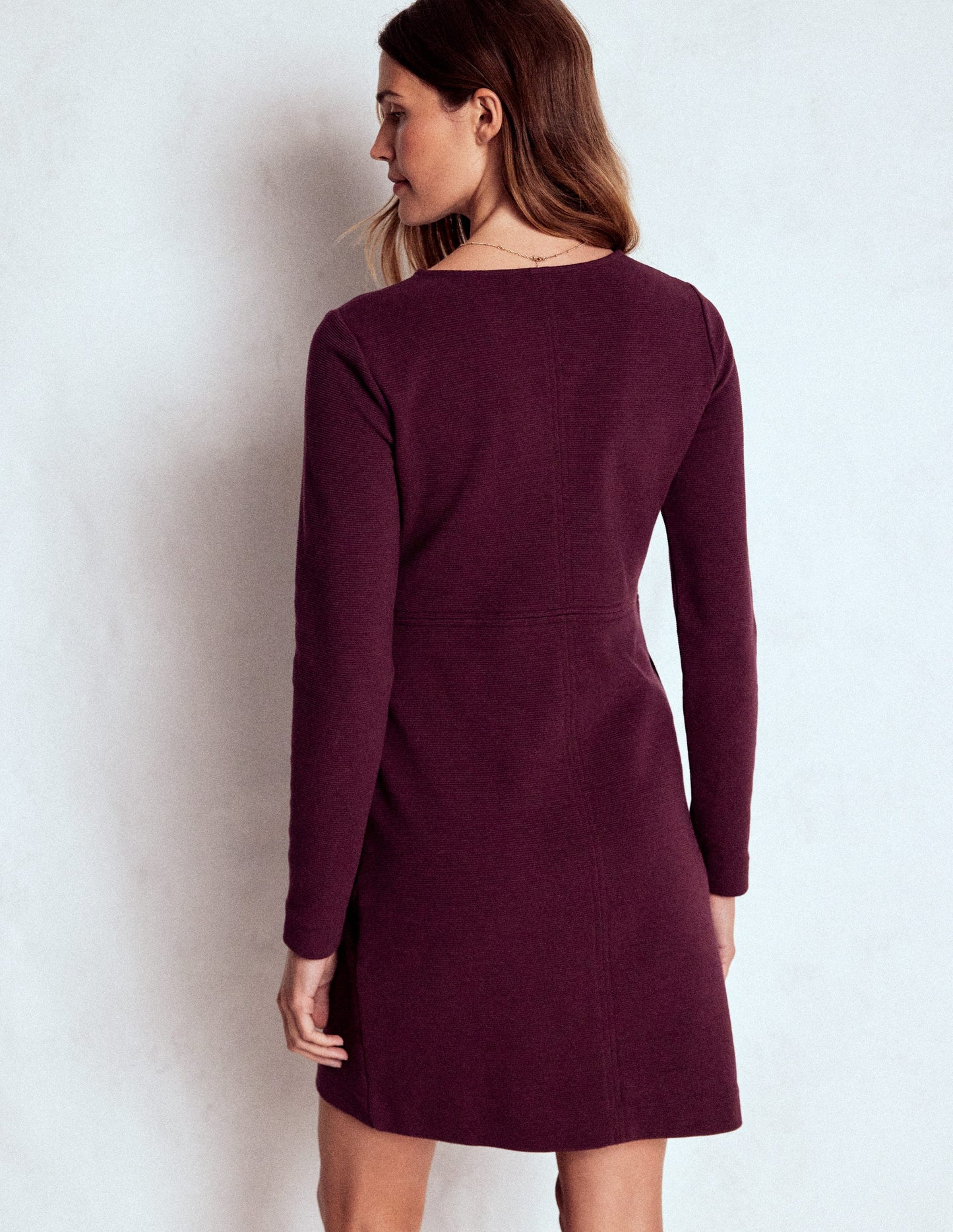 Cornelia Ottoman-Kleid-Dunkle Kirsche