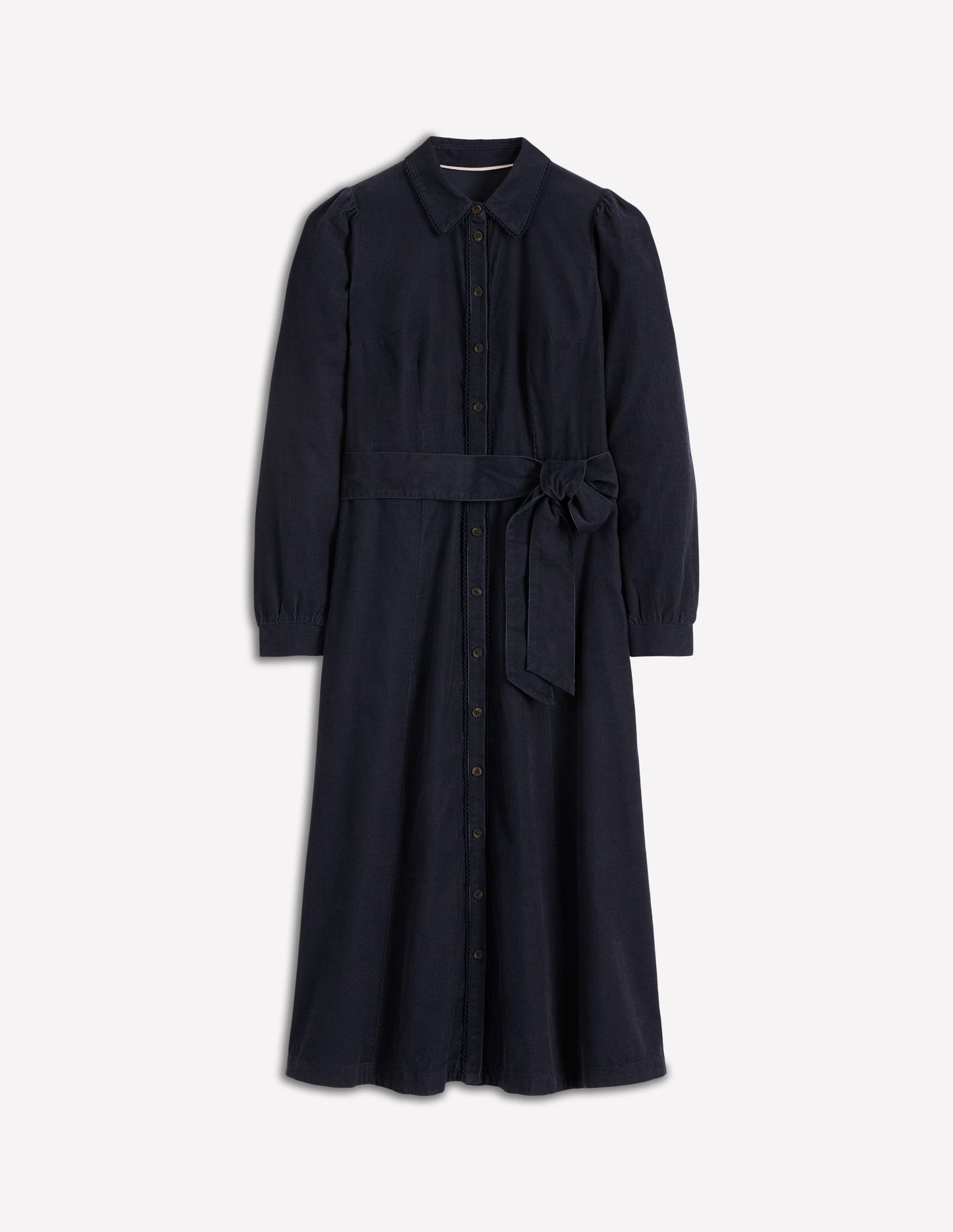 Clara Midikleid aus Cord-Mitternachtsblau