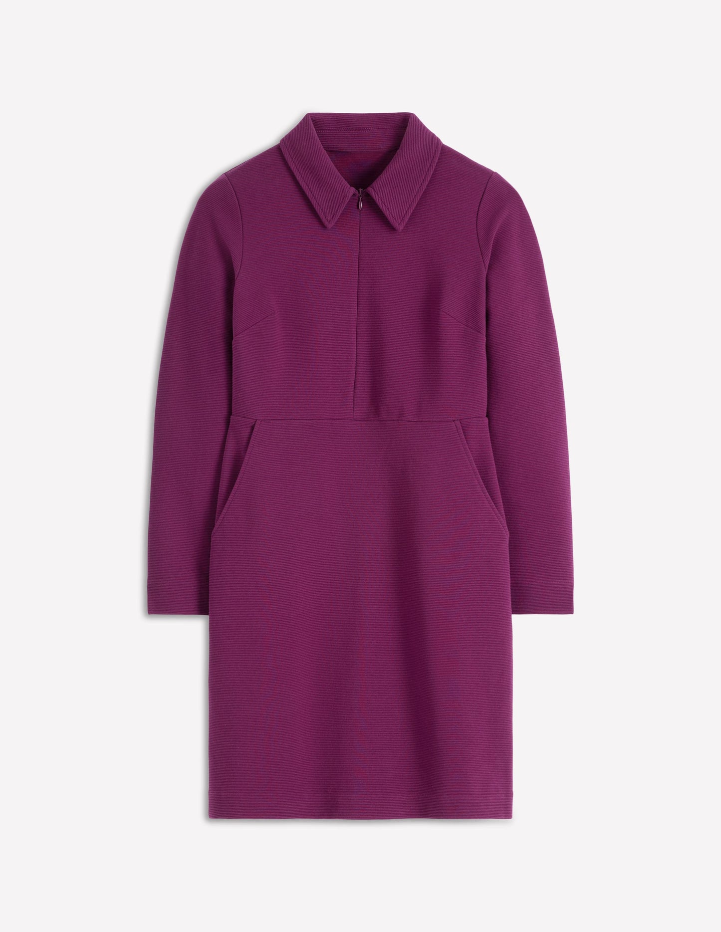 Cam Ottoman-Kleid mit Reißverschluss-Pflaumenmarmelade