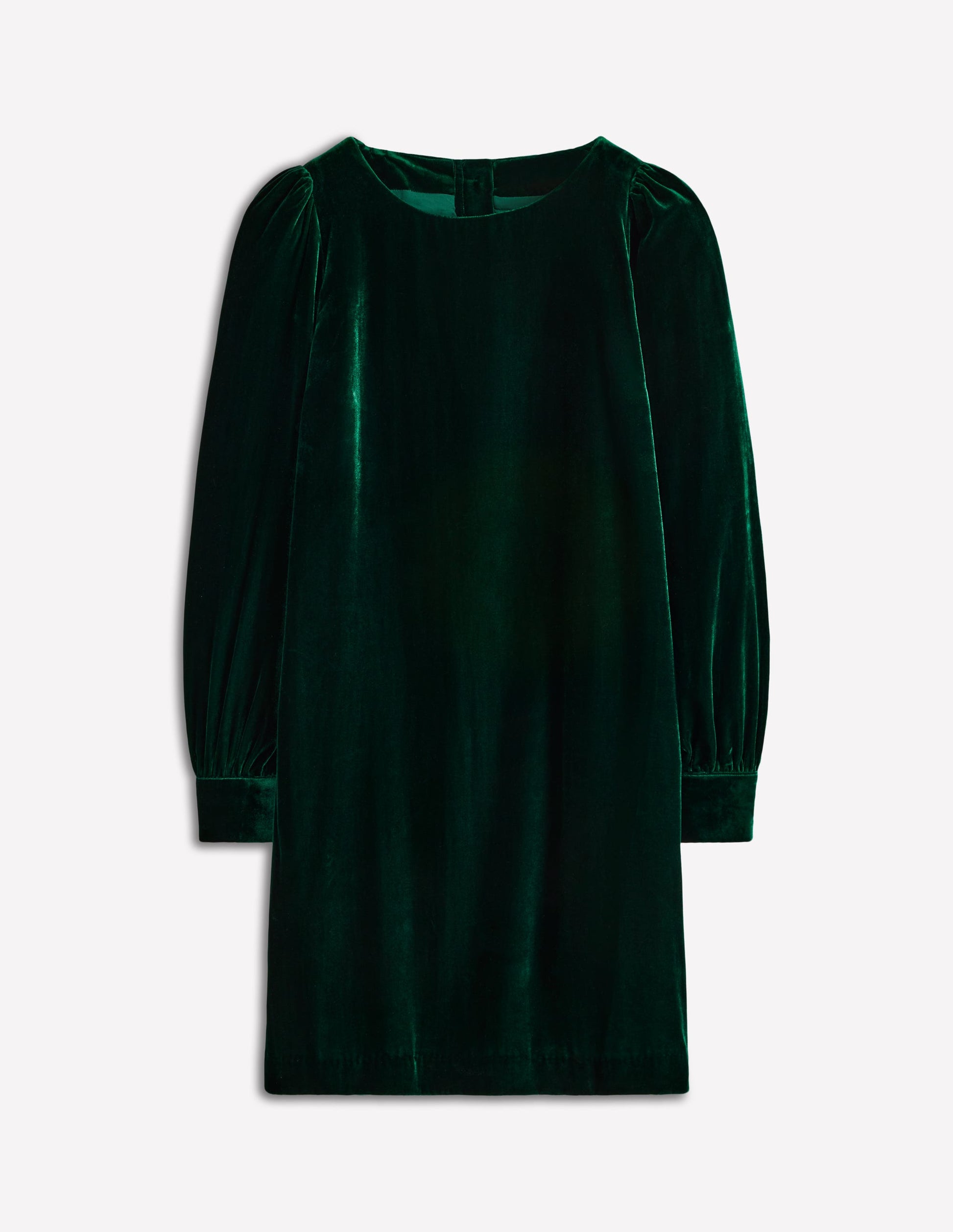 Estella Velvet Shift Dress-Emerald Night-7