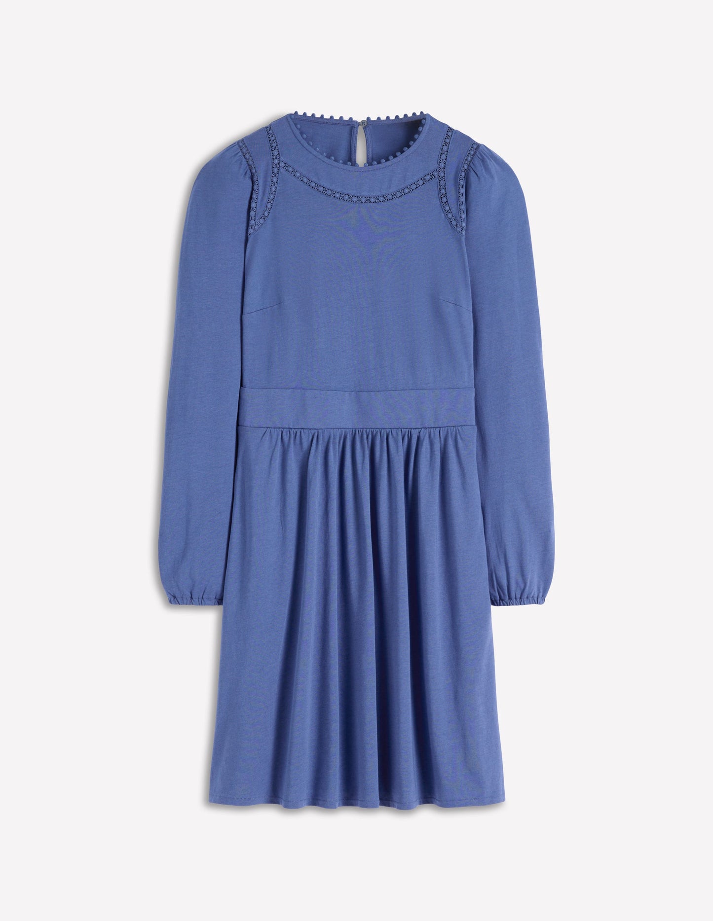 Mila Kurzes Jerseykleid-Denim-Blau