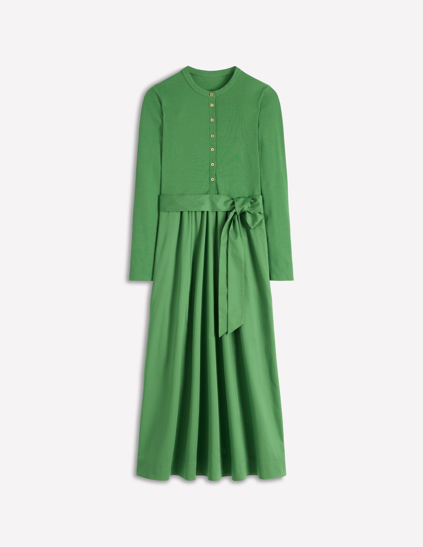Kleid aus Rippstrick-Mix mit Knopfleiste-Fairway
