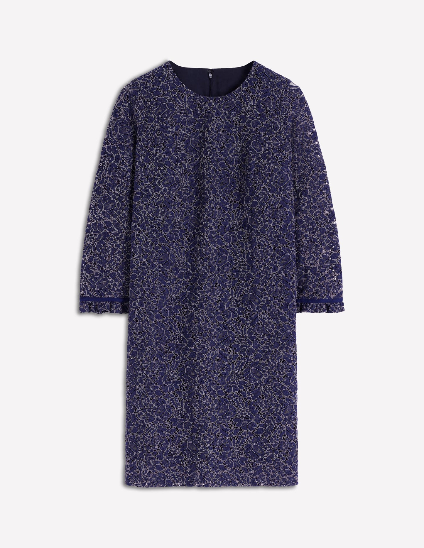 Minikleid mit Spitze für besondere Anlässe-Marineblau