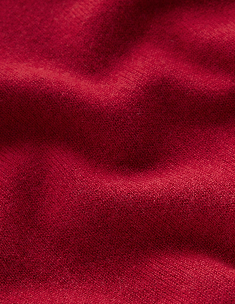 Eva Kaschmirpullover mit Rundhalsausschnitt-Rot Lakritz