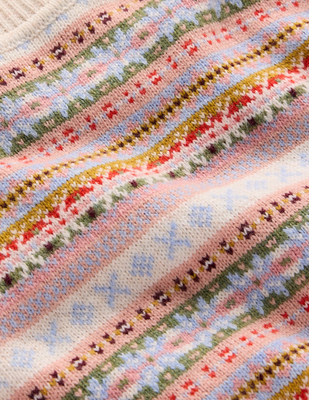 Edie Fair-Isle-Pullover-Klassisch Fair-Isle