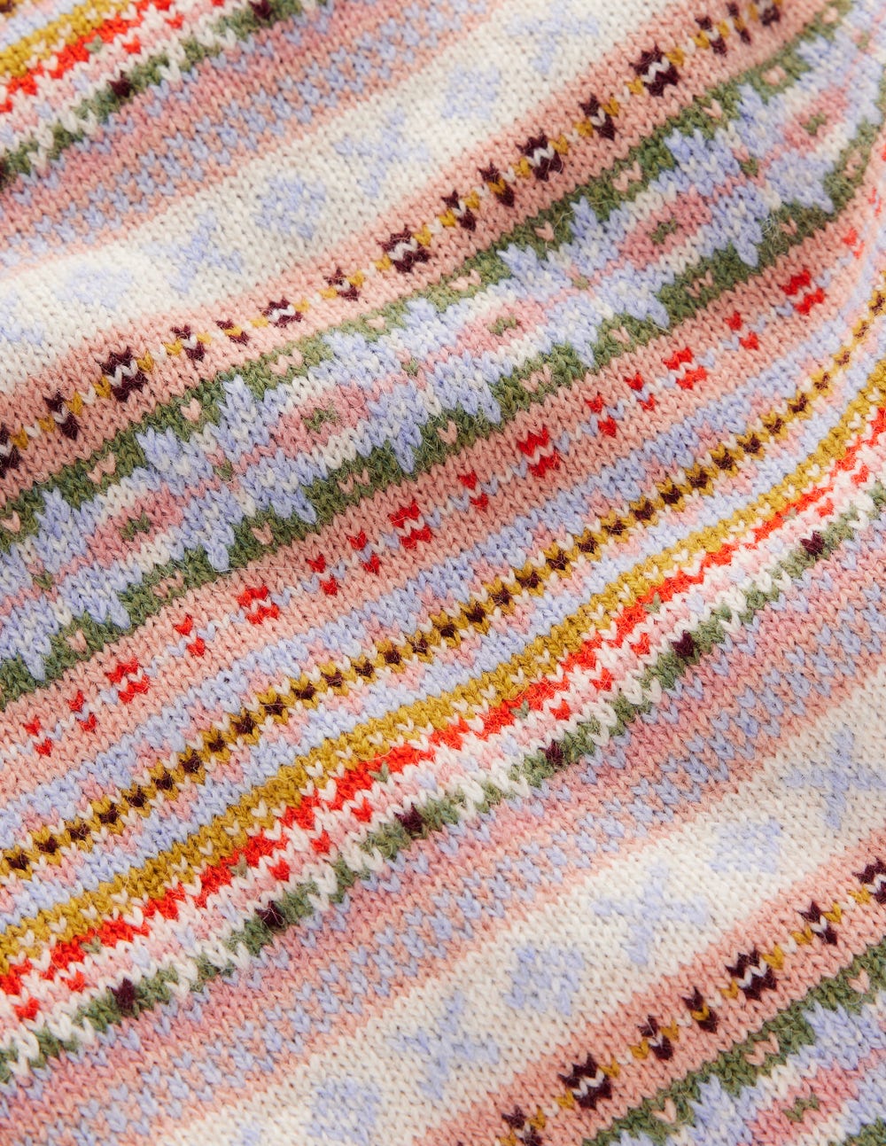 Edie Fair-Isle-Top-Klassisch Fair-Isle
