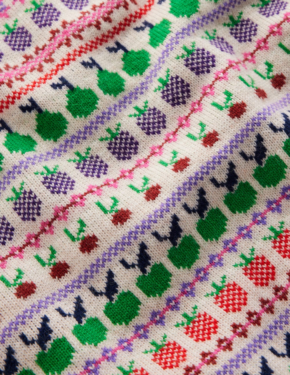 Débardeur Edie à motif jacquard-Écru chiné, fruit