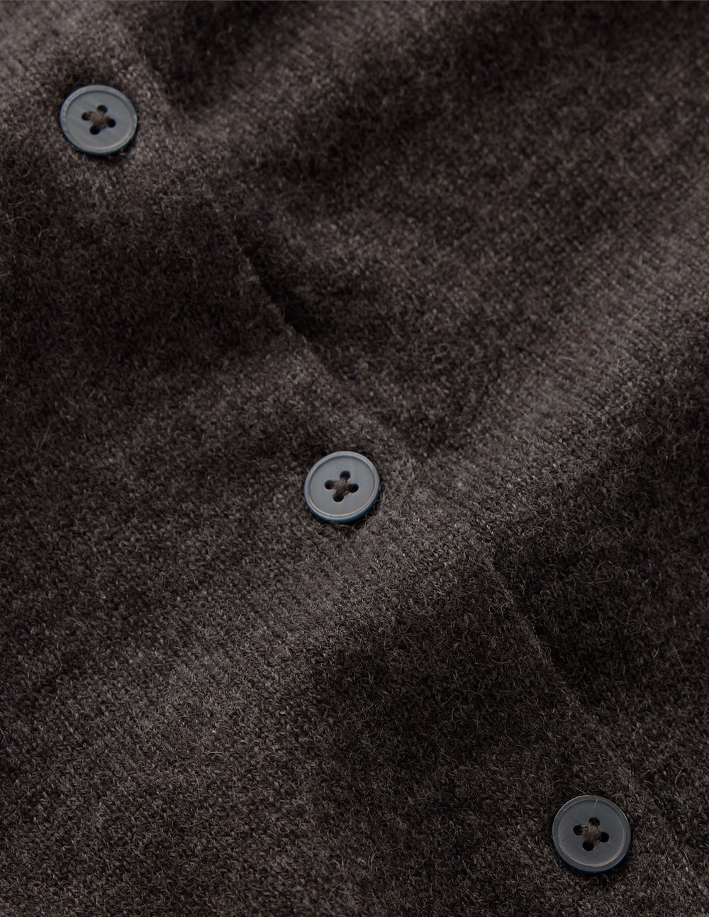 Eva Verkürzte Strickjacke aus Kaschmir-Anthrazit Melange