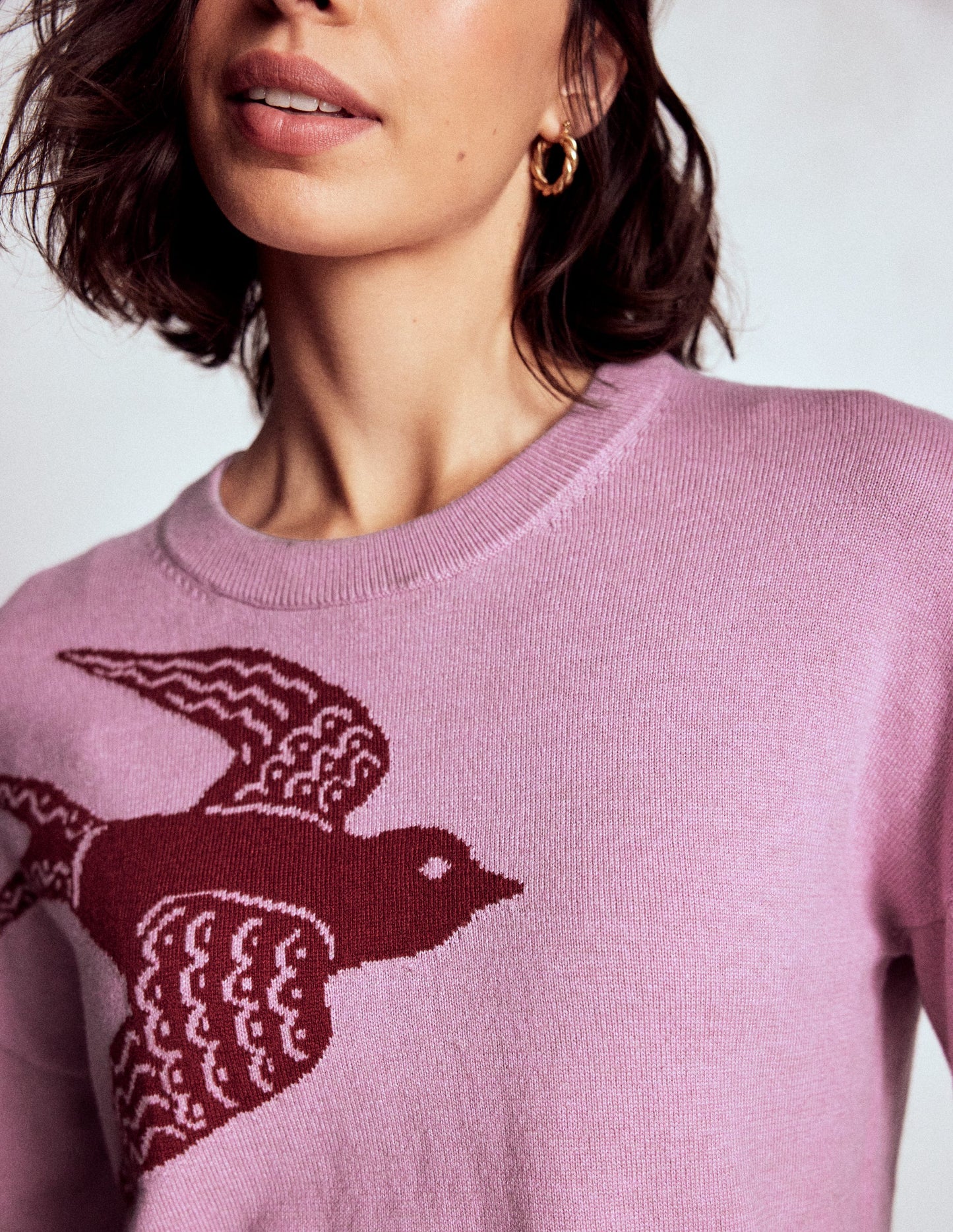 Natasha Pullover mit originellem Design-Schwalbe