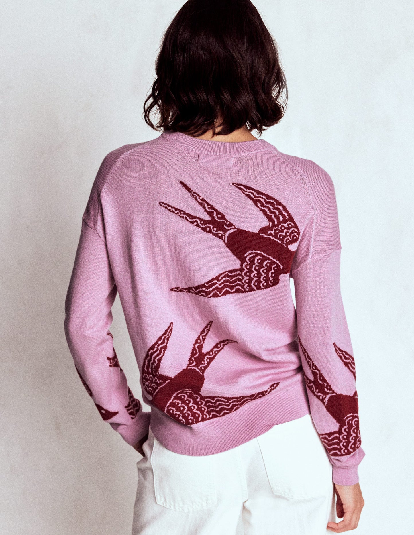 Natasha Pullover mit originellem Design-Schwalbe