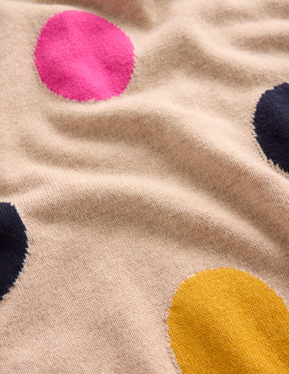 Natasha Pullover mit originellem Design-Bunt, Punkte
