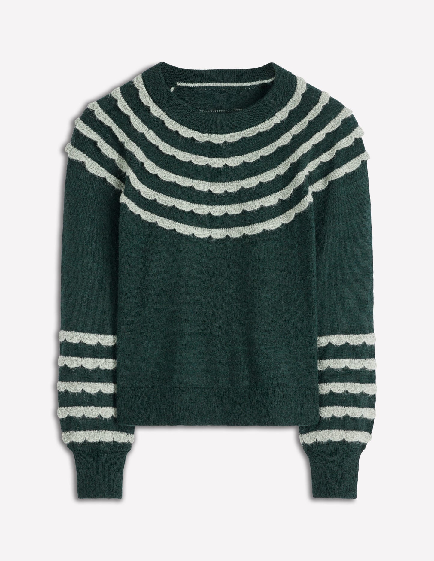 Alice Flauschiger Raglanpullover-Botanischer Garten