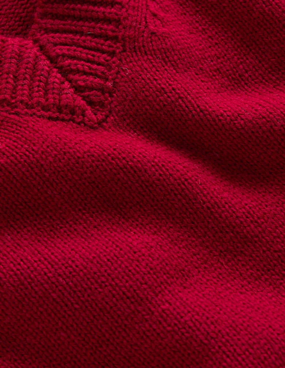 Marion Merino V-Neck Tank-Crimson Red-7