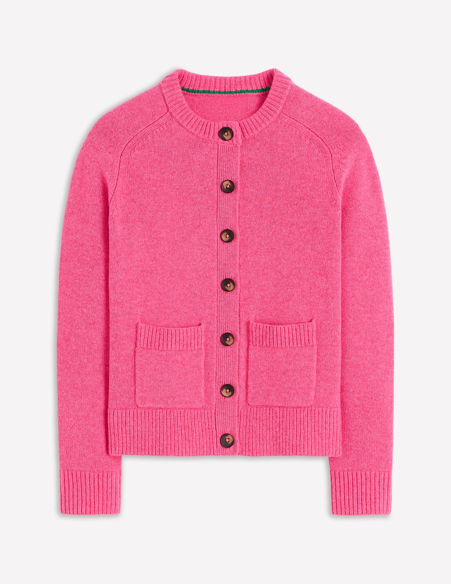 Marion Strickjacke aus Merinowolle-Animals/Stripe