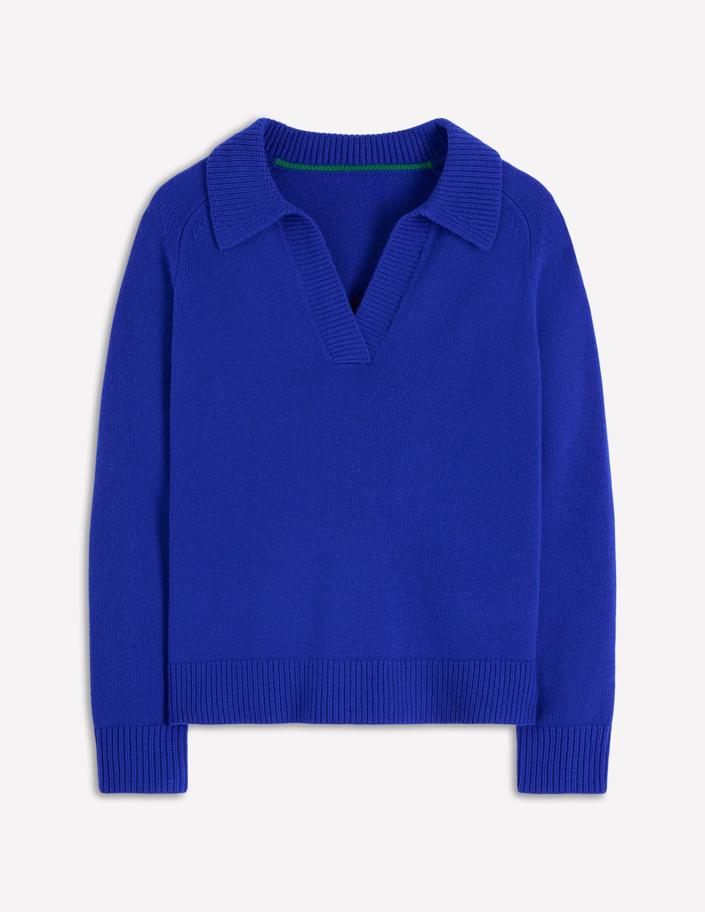 Marion Henley-Pullover aus Merinowolle-Blaureiher