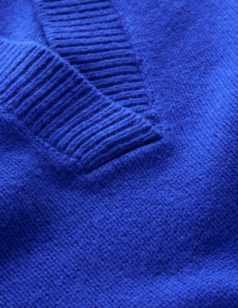 Marion Henley-Pullover aus Merinowolle-Blaureiher