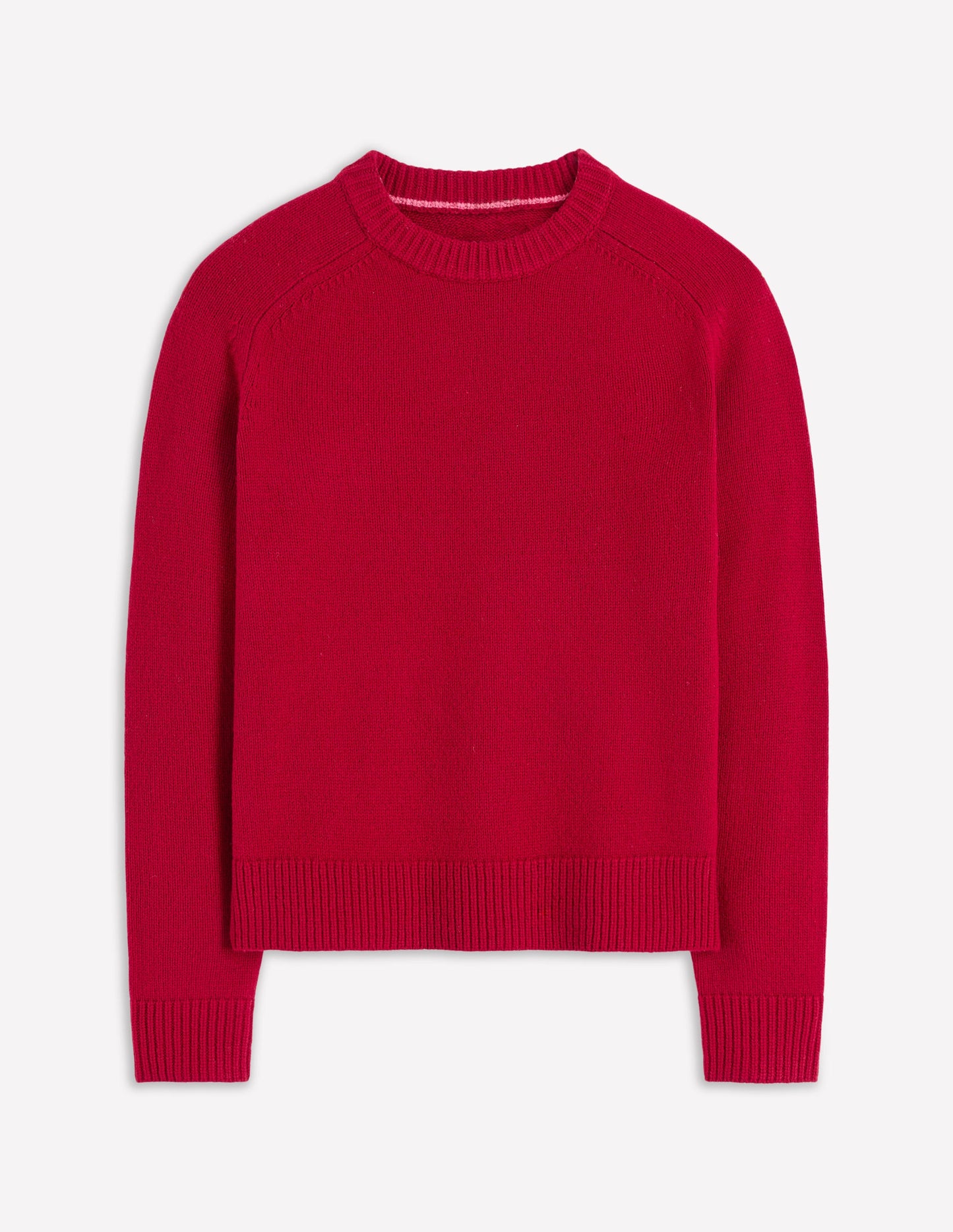 Marion Merino-Pullover-Purpurrot