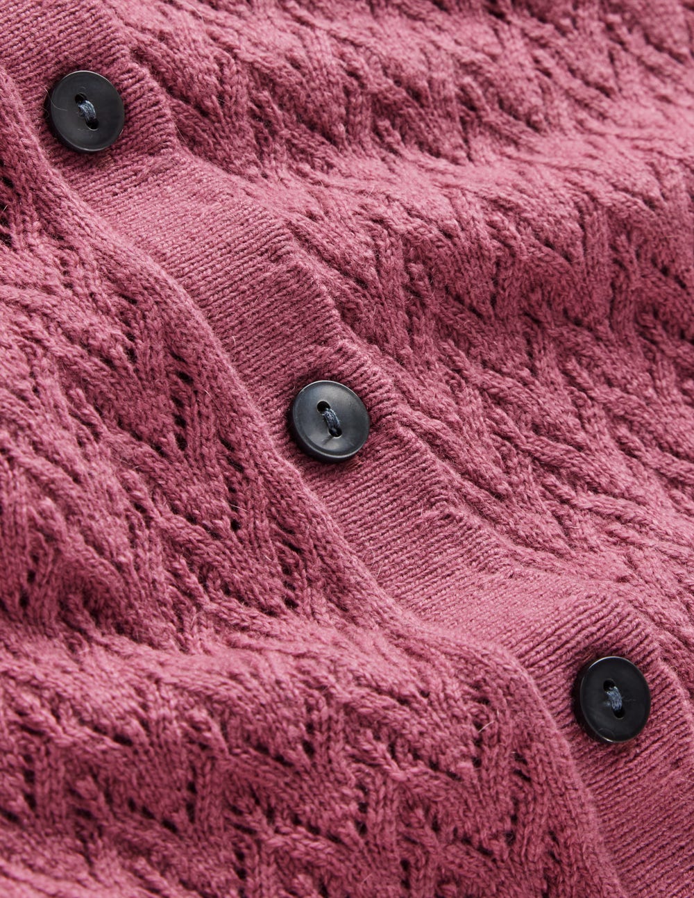 Diane Pointelle-Strickjacke-Rosa Heide-6