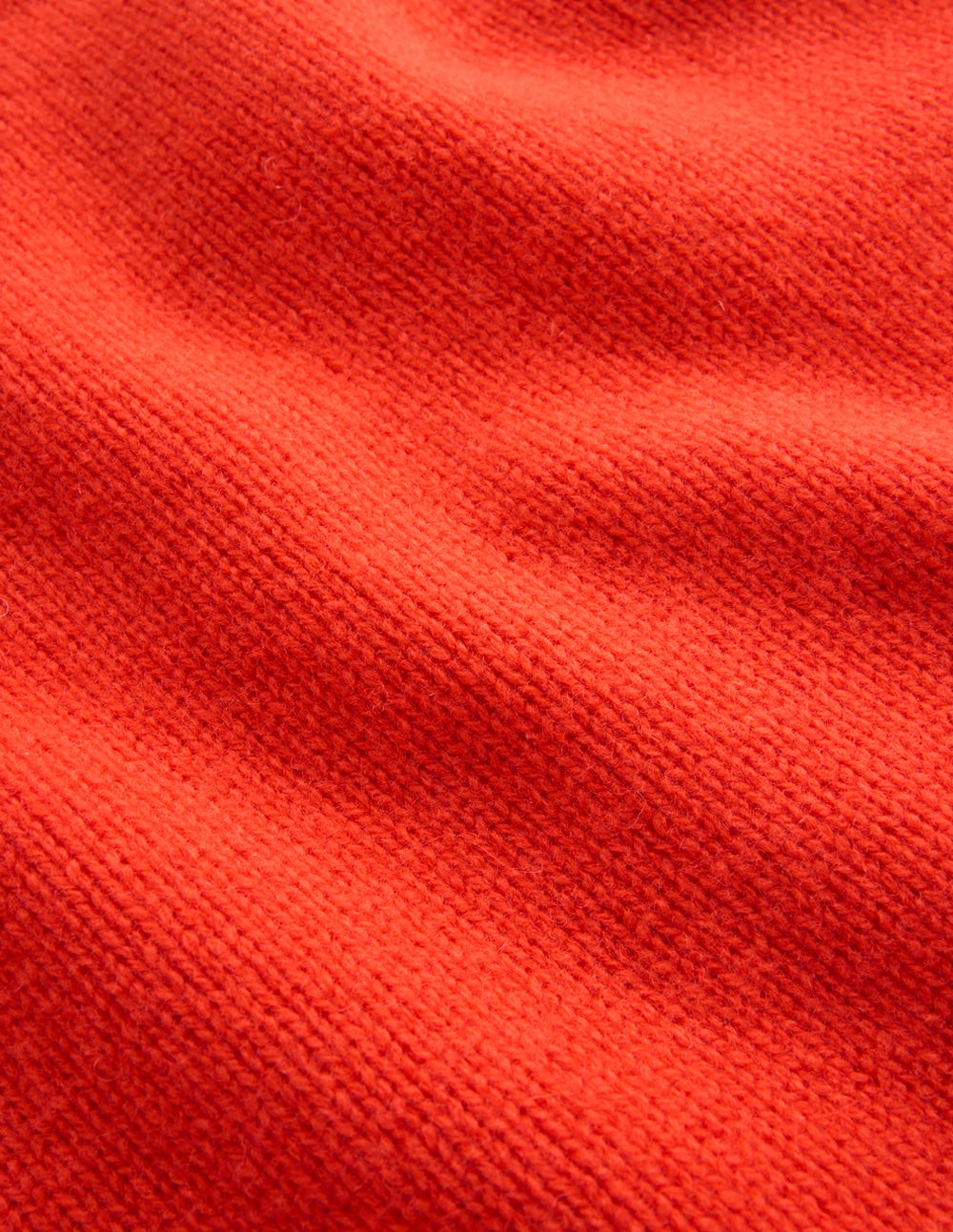 Marion Hochgeschlossener Merino-Pullover-Gladiolen Orange