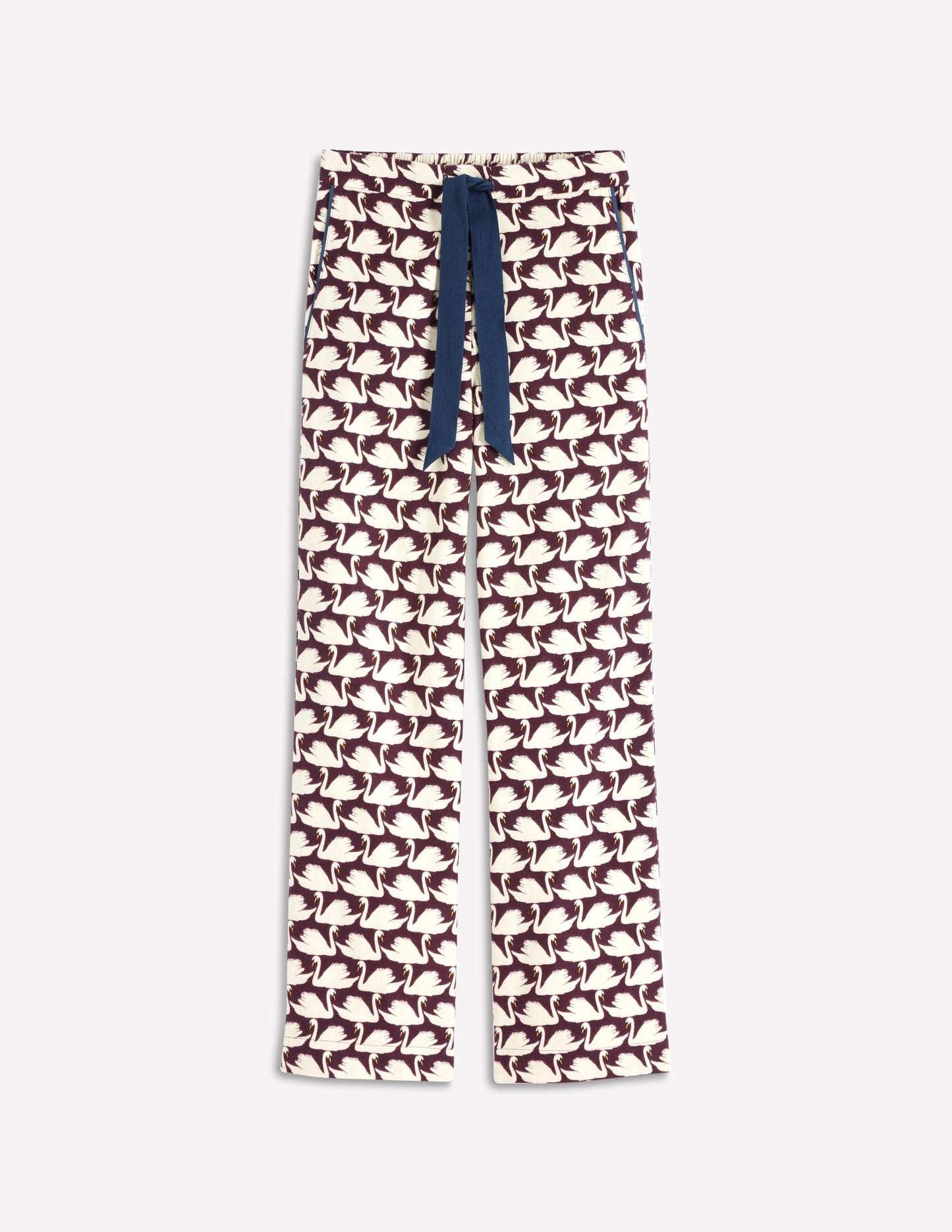 Schlafanzughose aus gebürsteter Baumwolle-Weinprobe, Geo Schwan