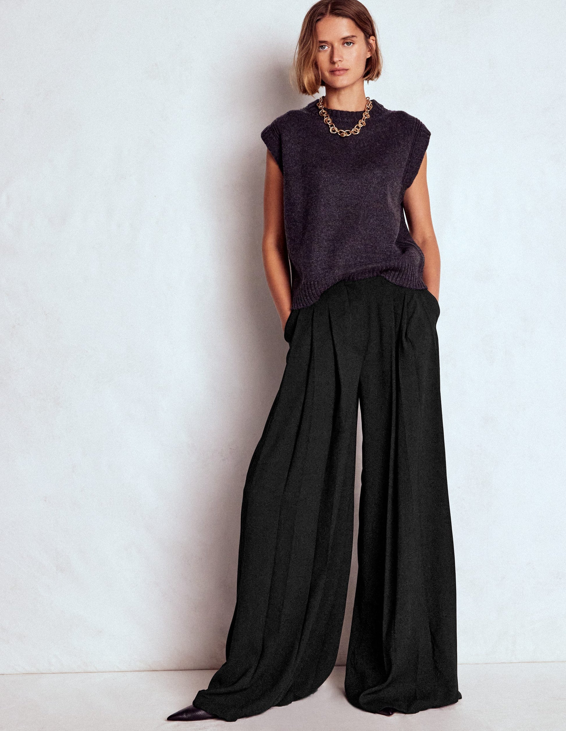 Pantalon large Regent-Noir-5