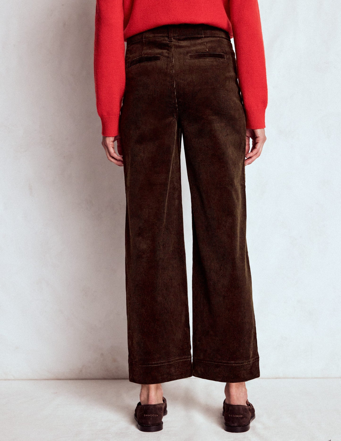 Pantalon Primrose en velours côtelé-Expresso