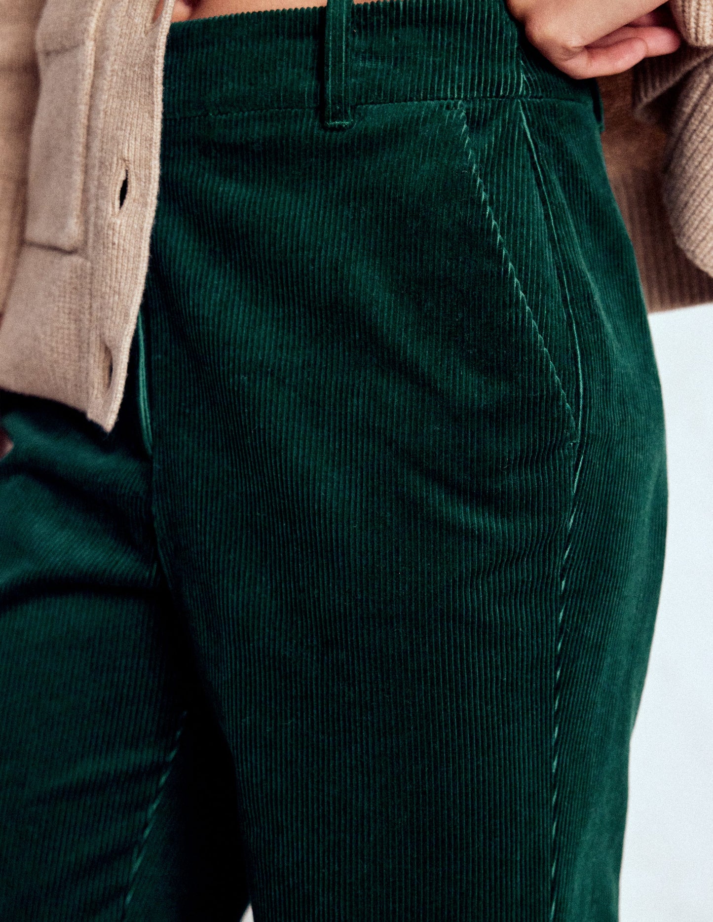 Canonbury Cordhose-Dunkles Smaragdgrün