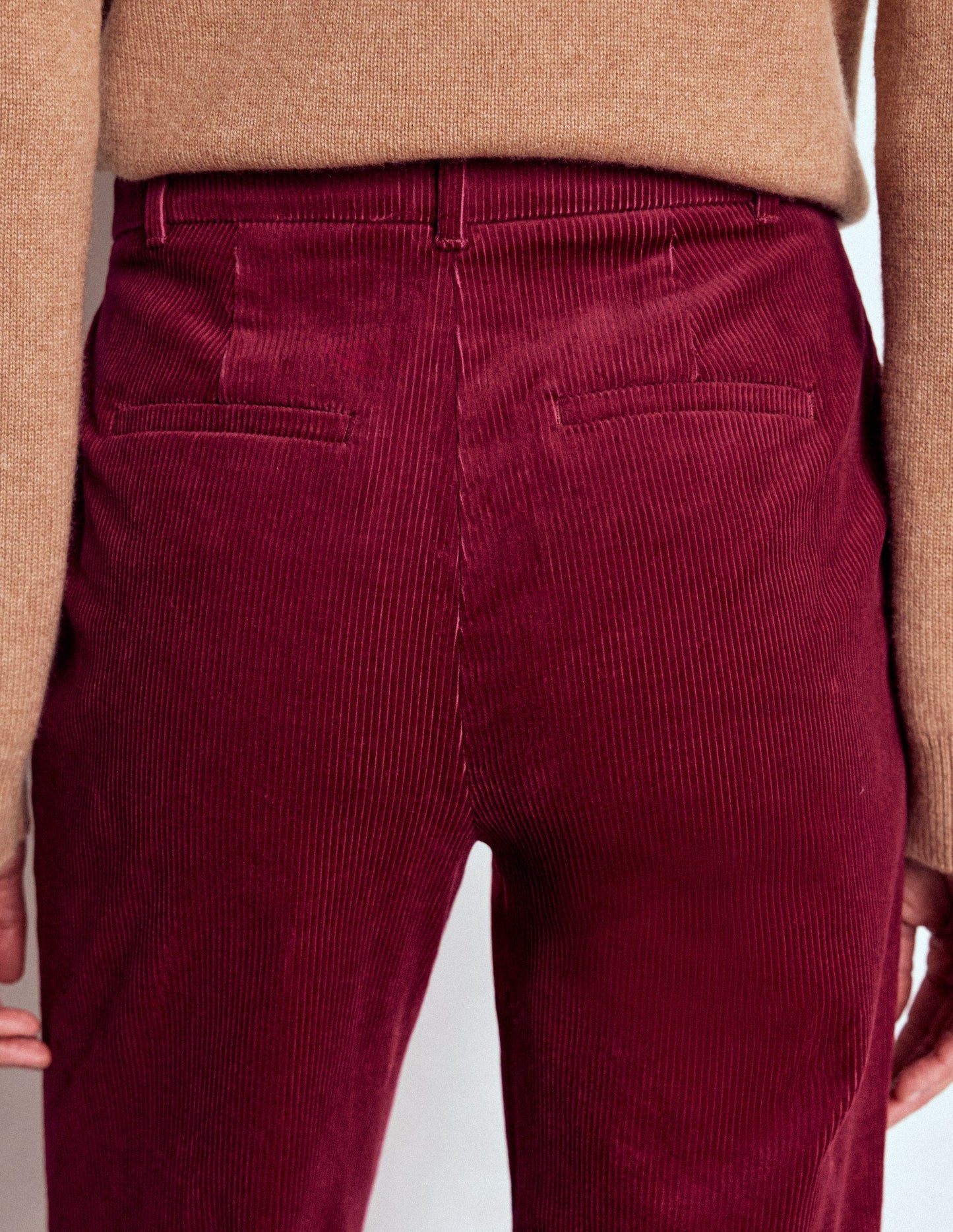Canonbury Cordhose-Burgunderrot