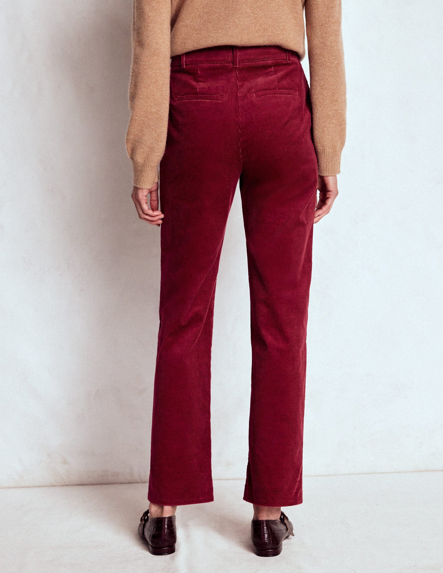 Canonbury Cordhose-Burgunderrot
