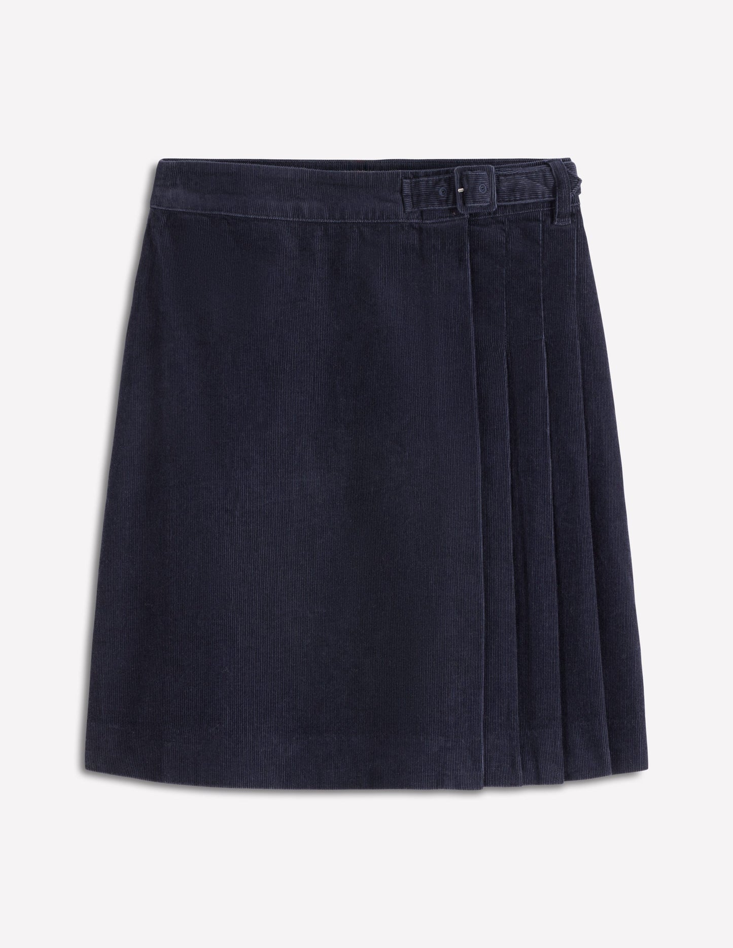 Helen Schottenrock aus Cord-Marineblau