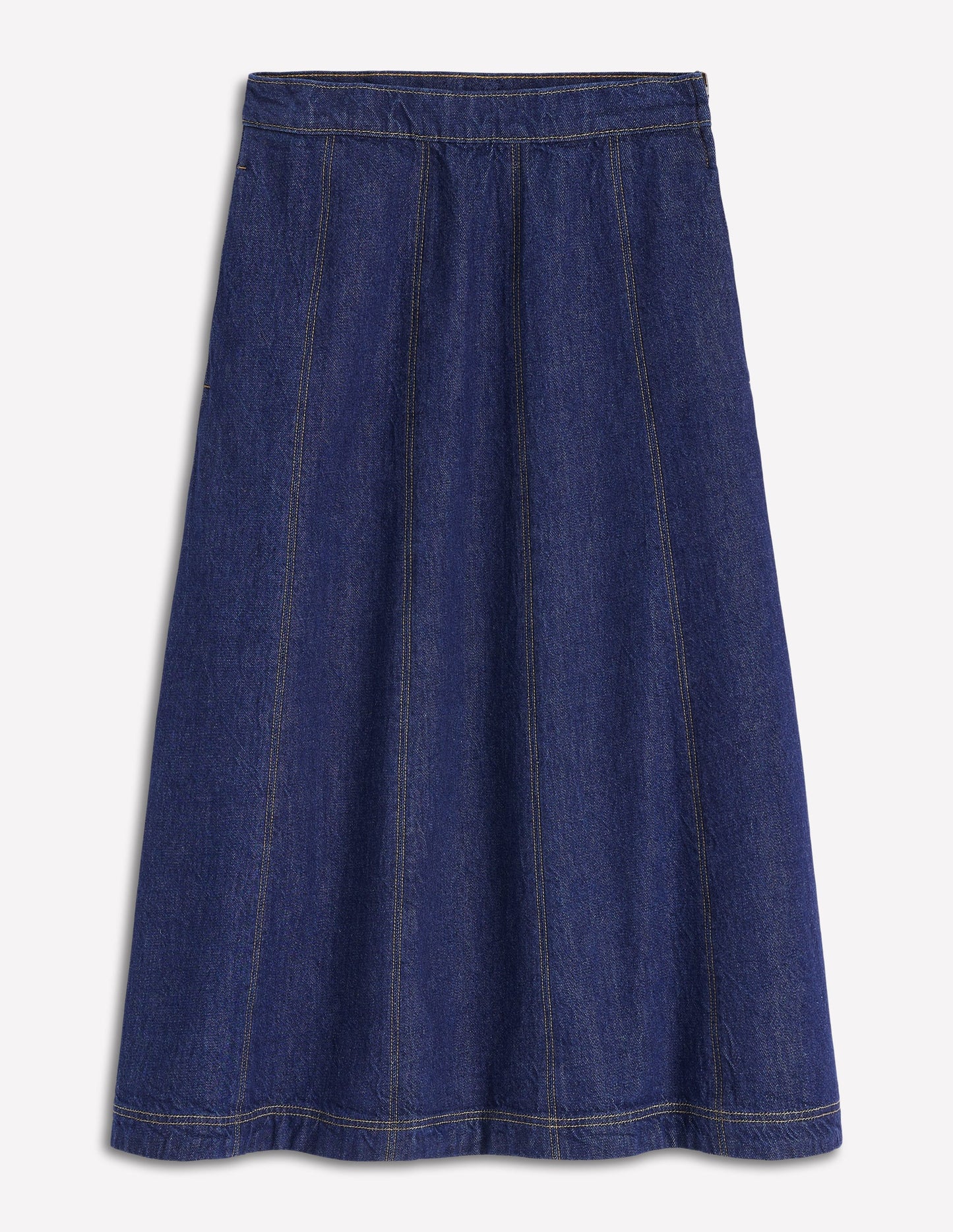 Joy Jeansrock mit Bahnendesign-Indigo