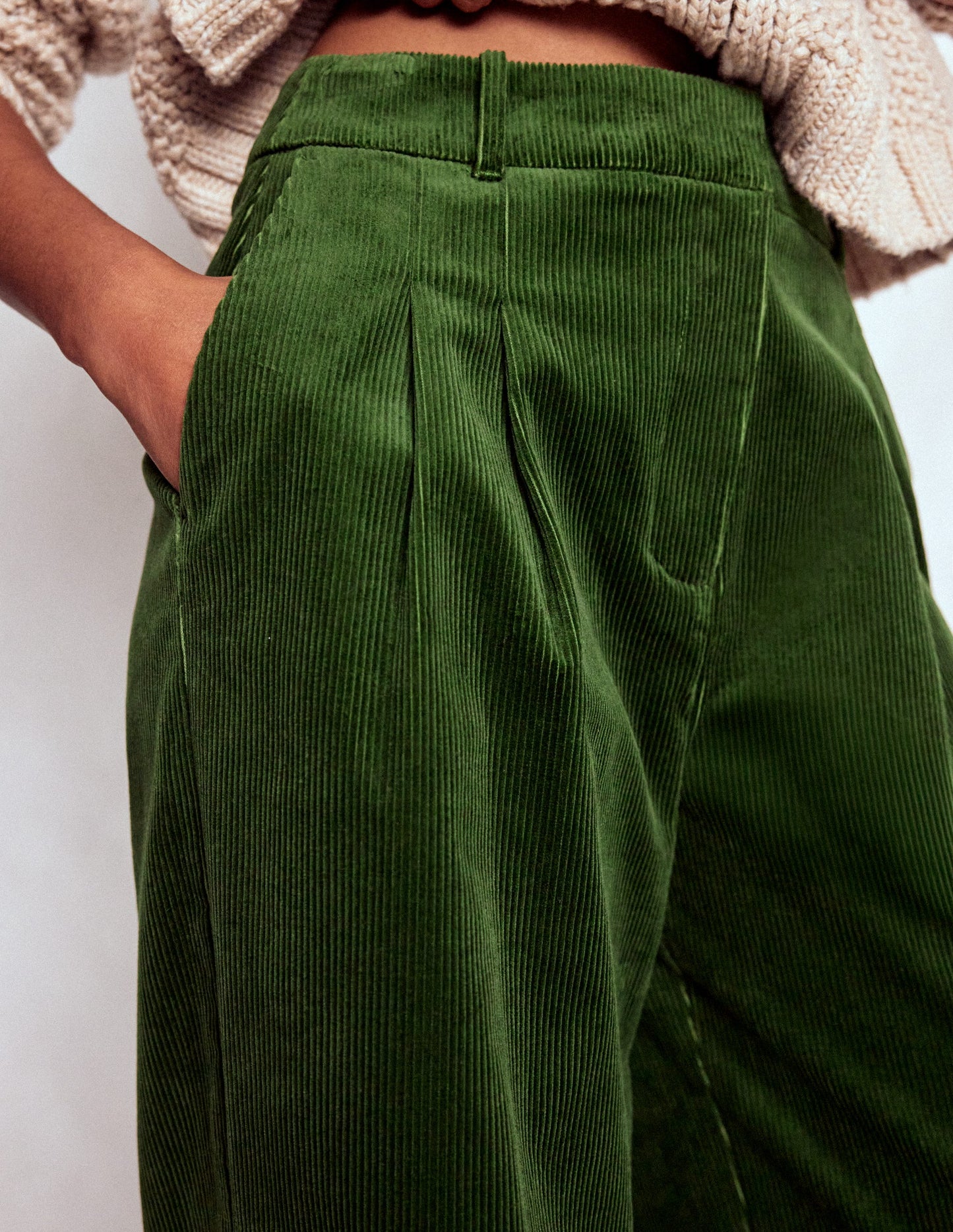 Kensington Cordhose-Grüne Fichte